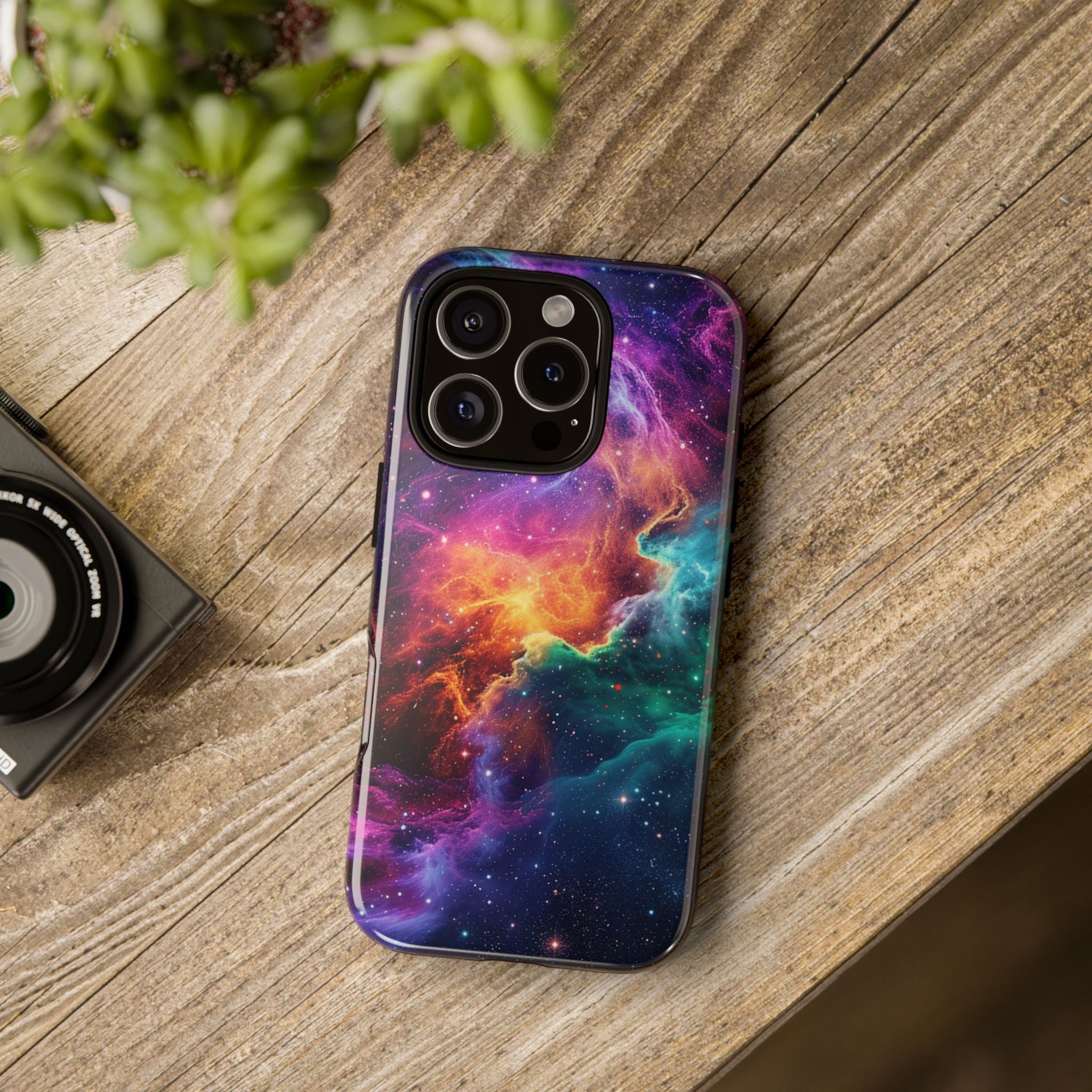 Celestial Aurora Galaxy - Tough Guard Apple iPhone Case