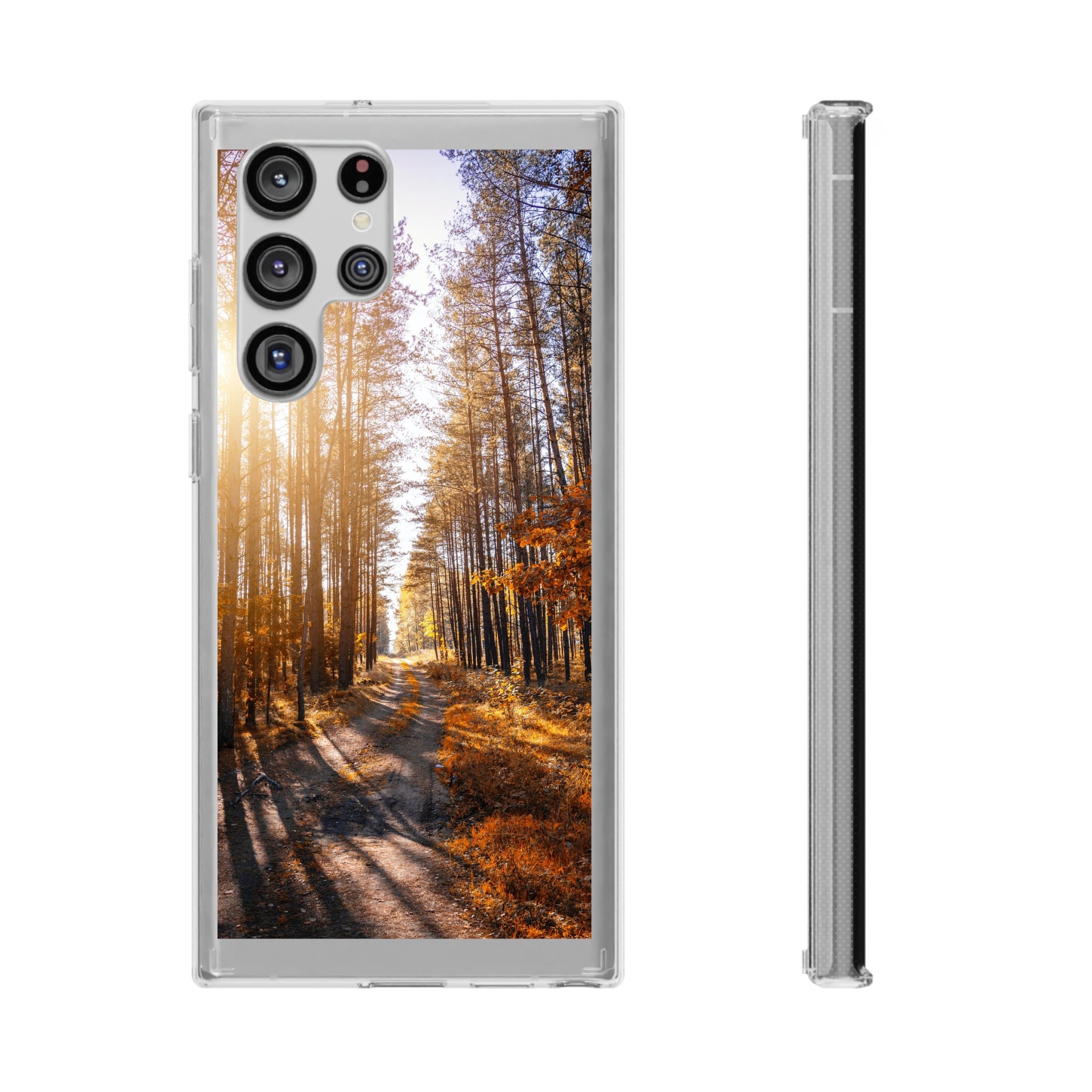 Autumn Forest Way - Crystal Guard Durable Samsung Galaxy Case