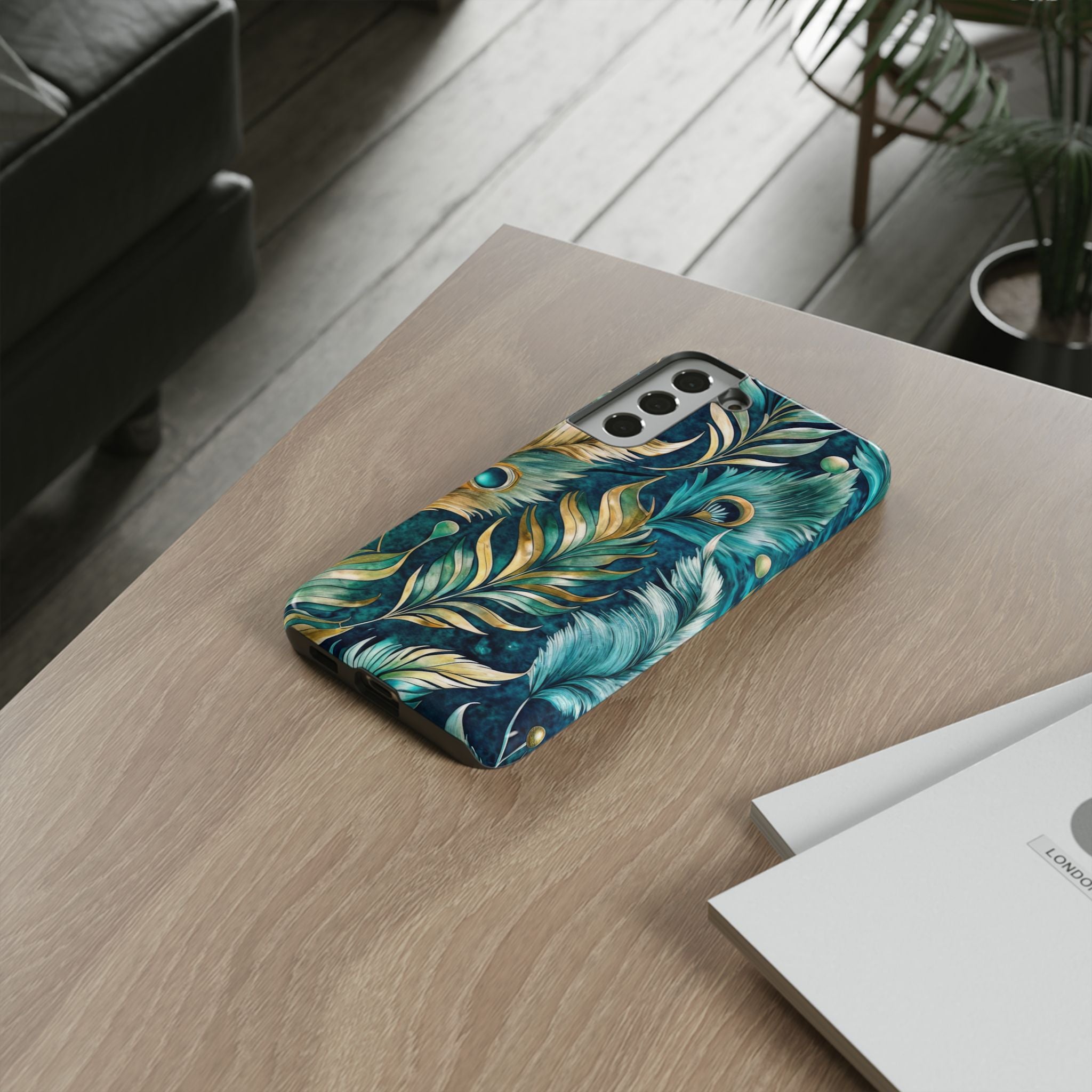 Peacock Feathers - Tough Guard Samsung Galaxy Case