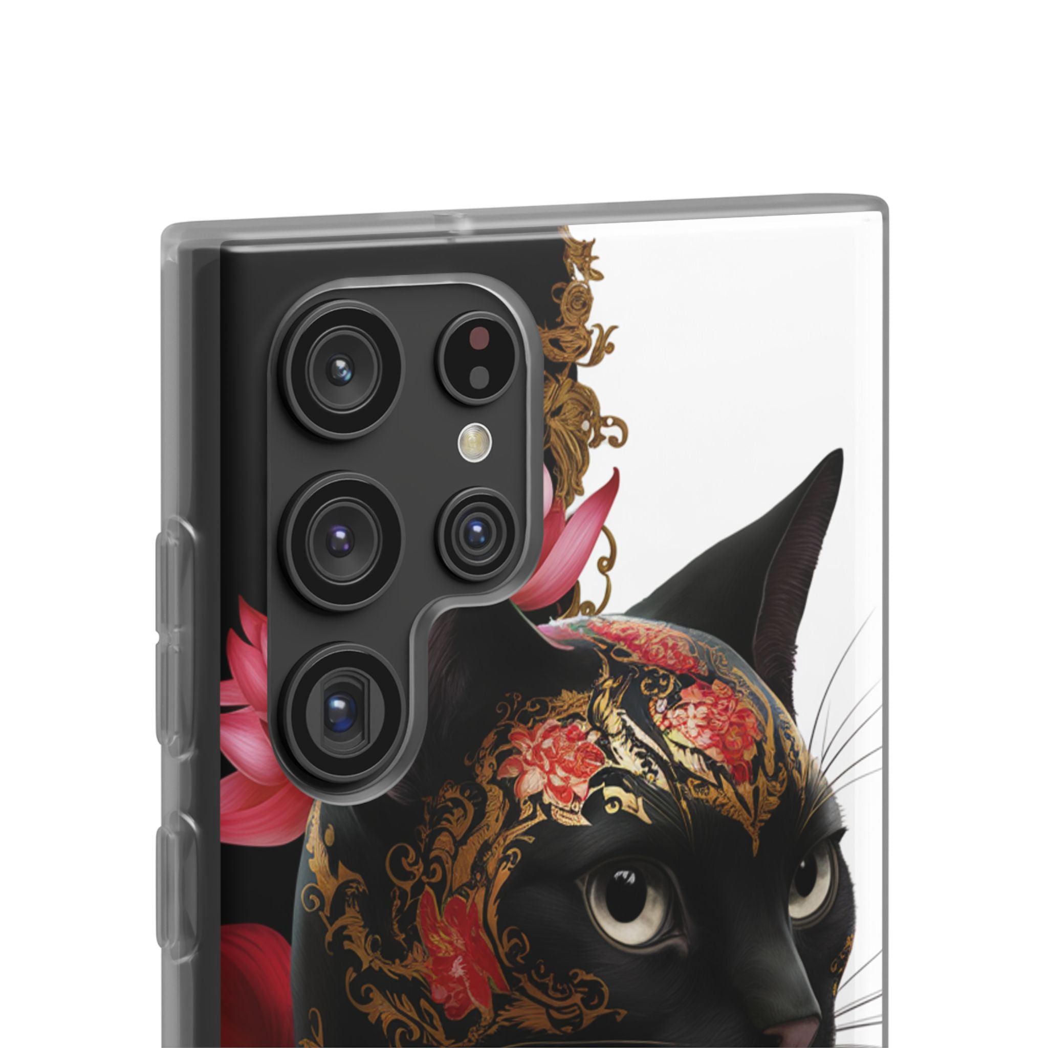 Yin & Yang Mystic Cat - Flexi Case Samsung Galaxy Case