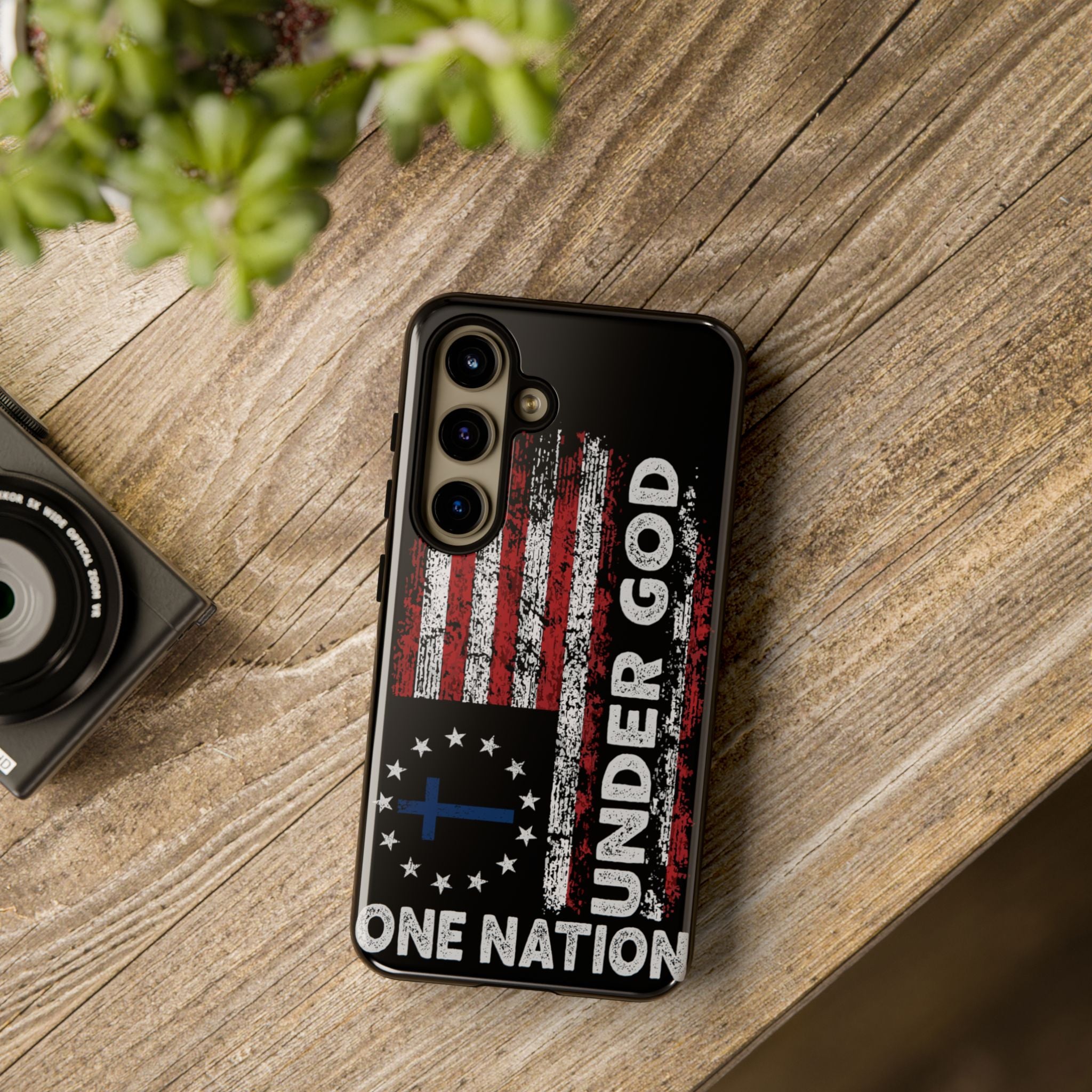 One Nation Under God American Flag - Tough Guard Samsung Galaxy Case