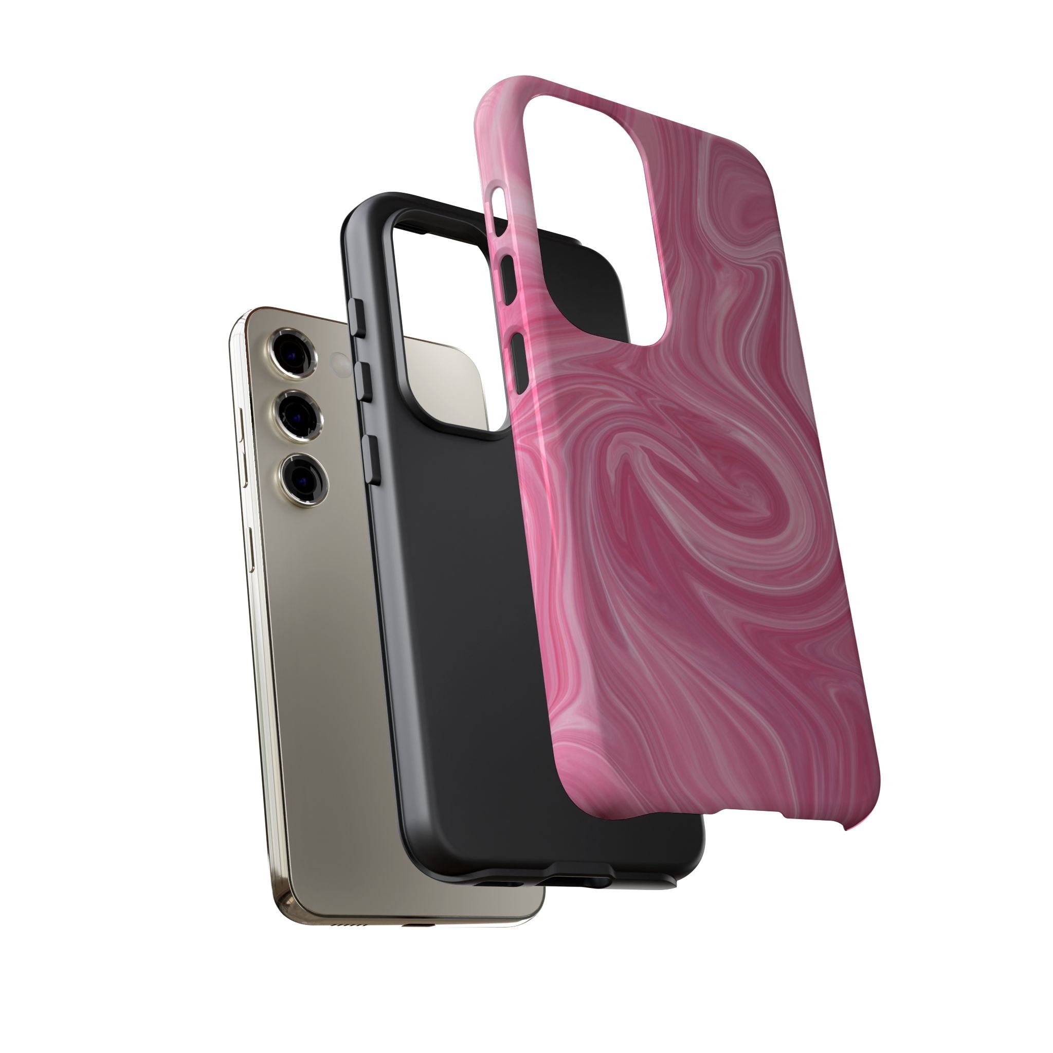 Pink Blush Marble - Tough Guard Samsung Galaxy Case