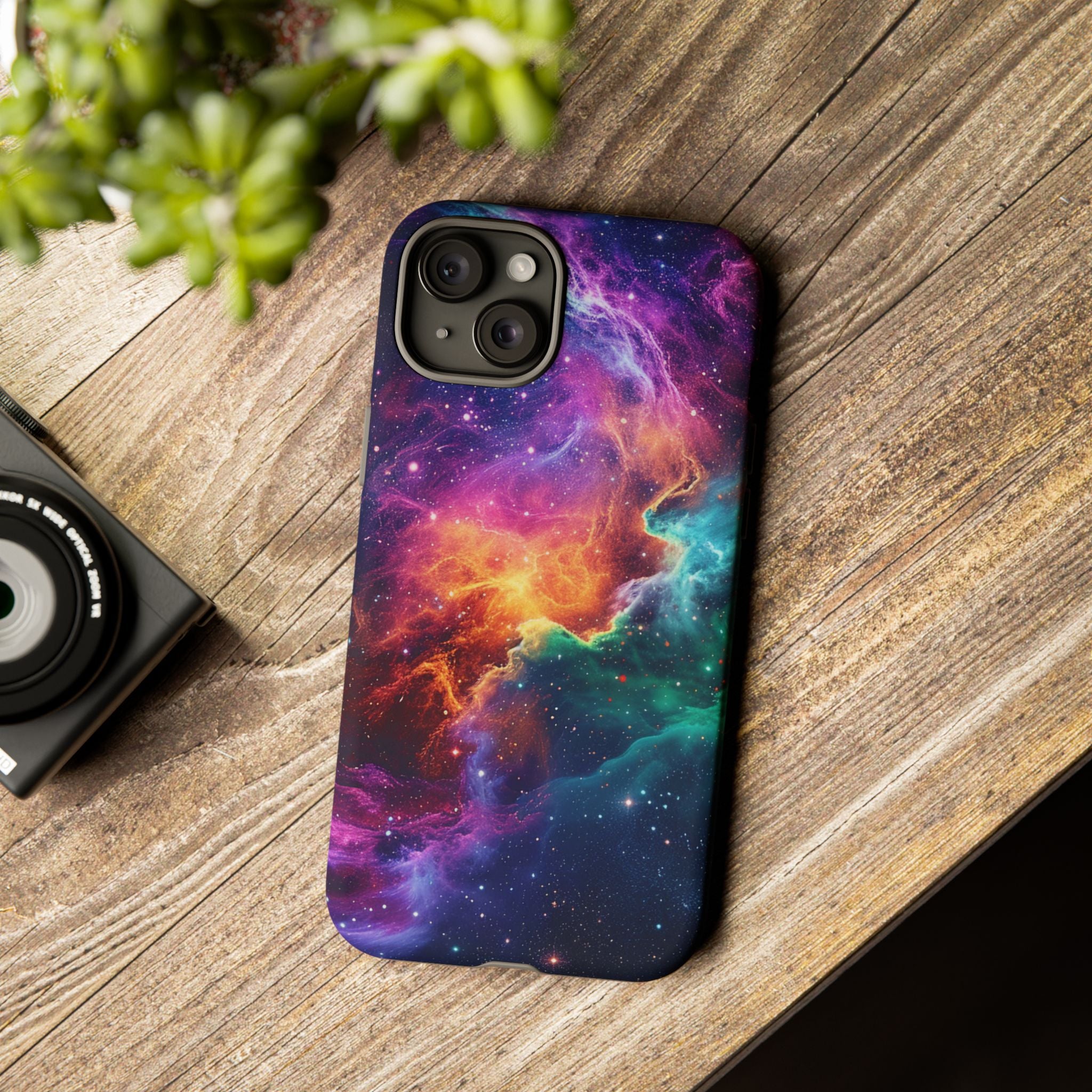 Celestial Aurora Galaxy - Tough Guard Apple iPhone Case