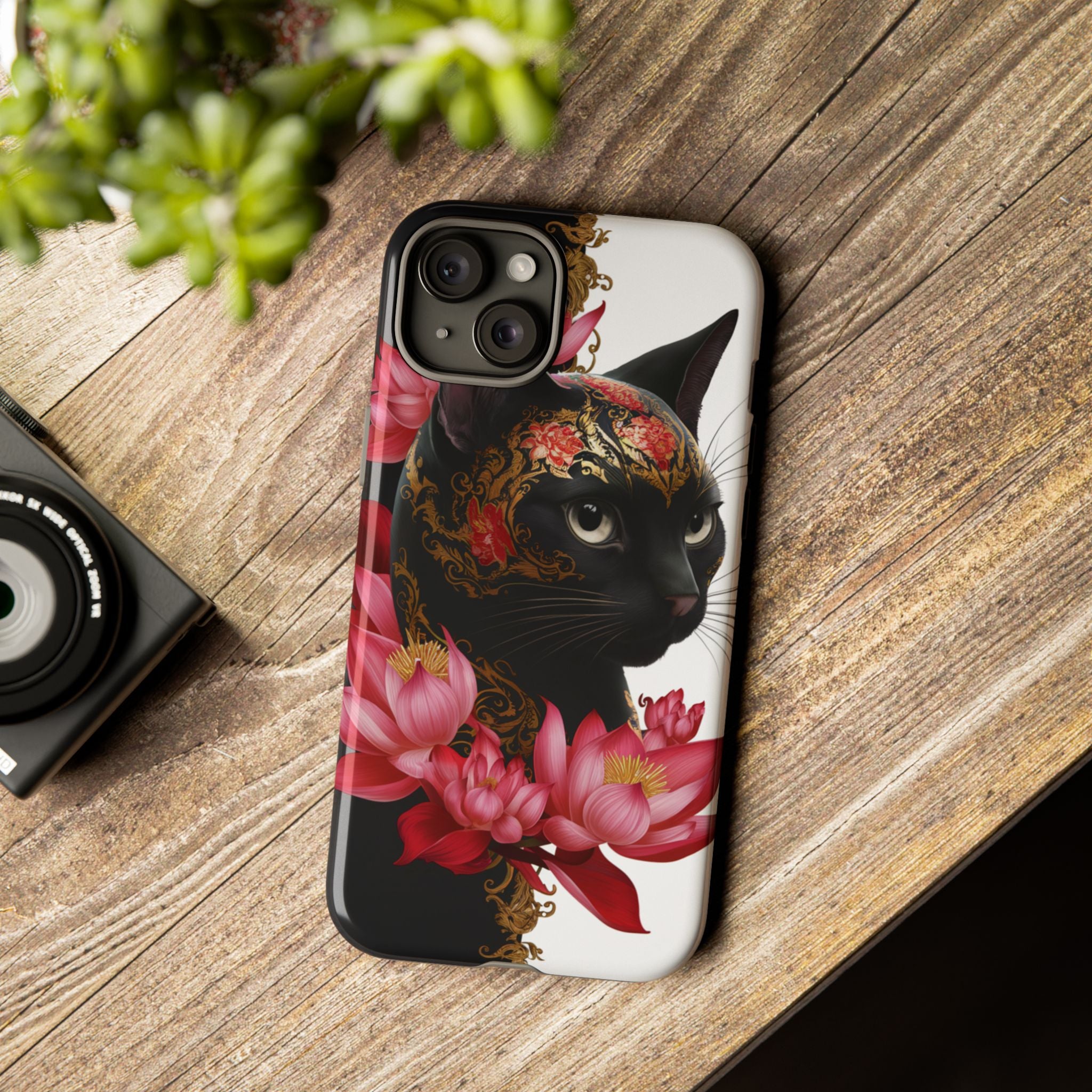 Yin & Yang Mystic Cat - Tough Guard Apple iPhone Case