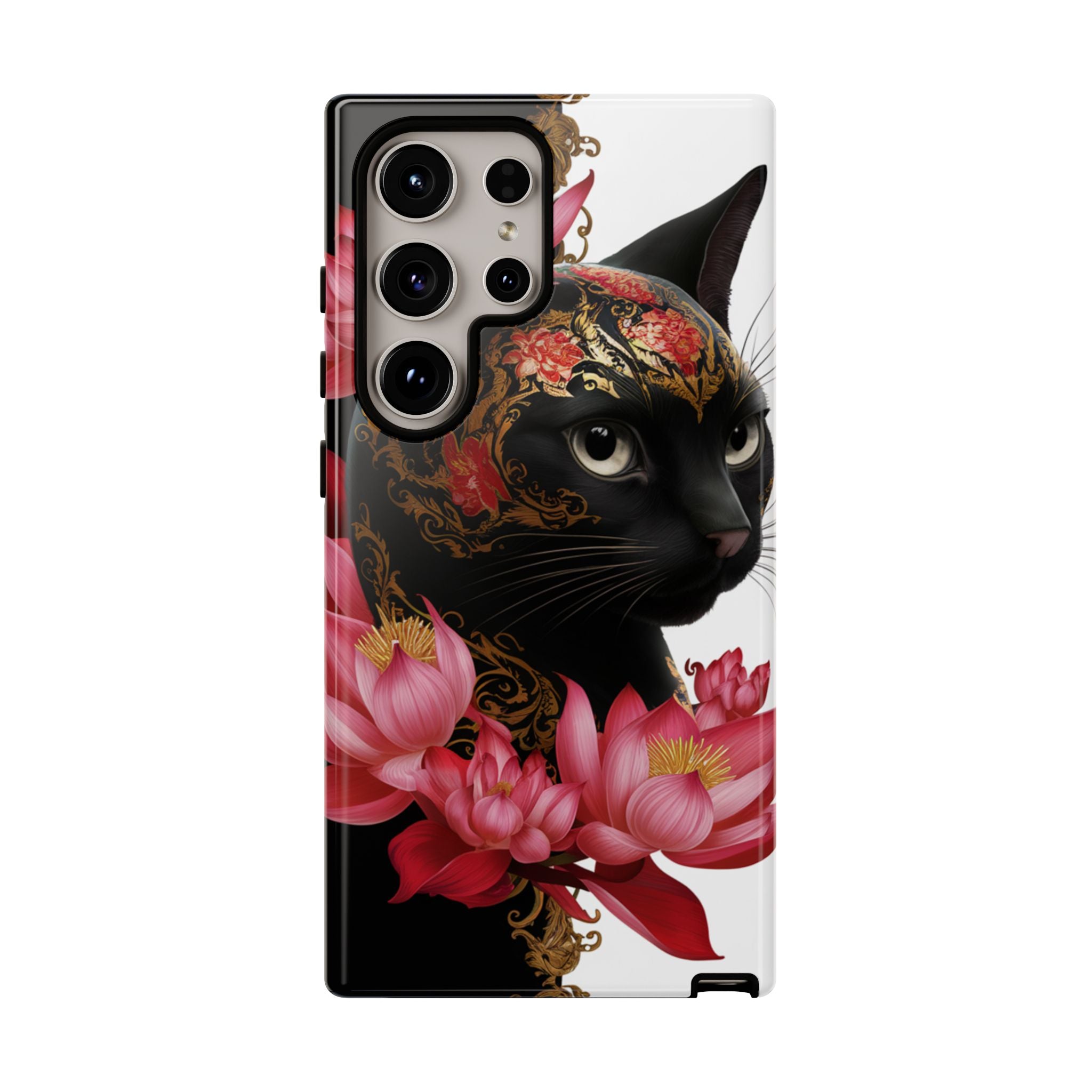 Yin & Yang Mystic Cat - Tough Guard Samsung Galaxy Case