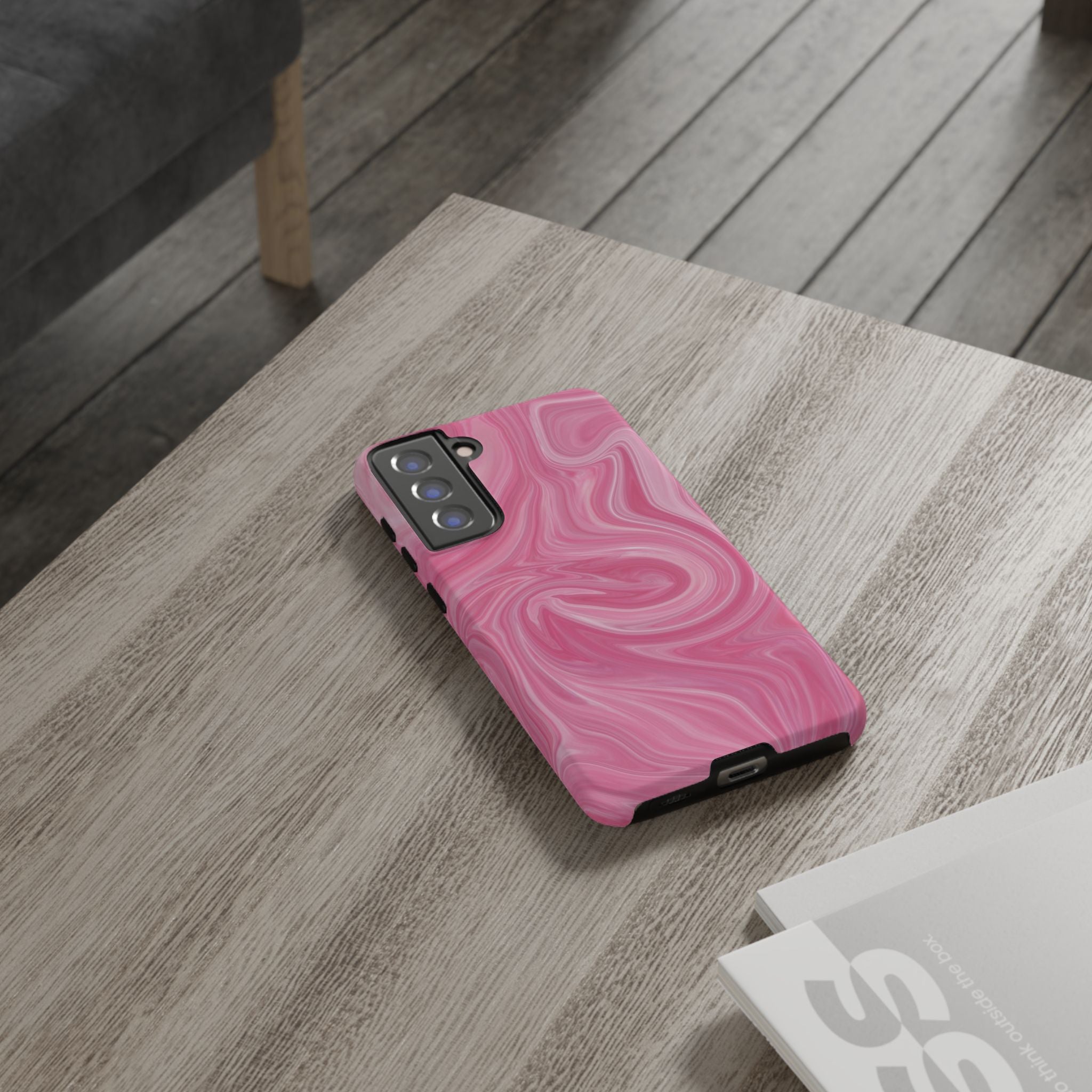 Pink Blush Marble - Tough Guard Samsung Galaxy Case