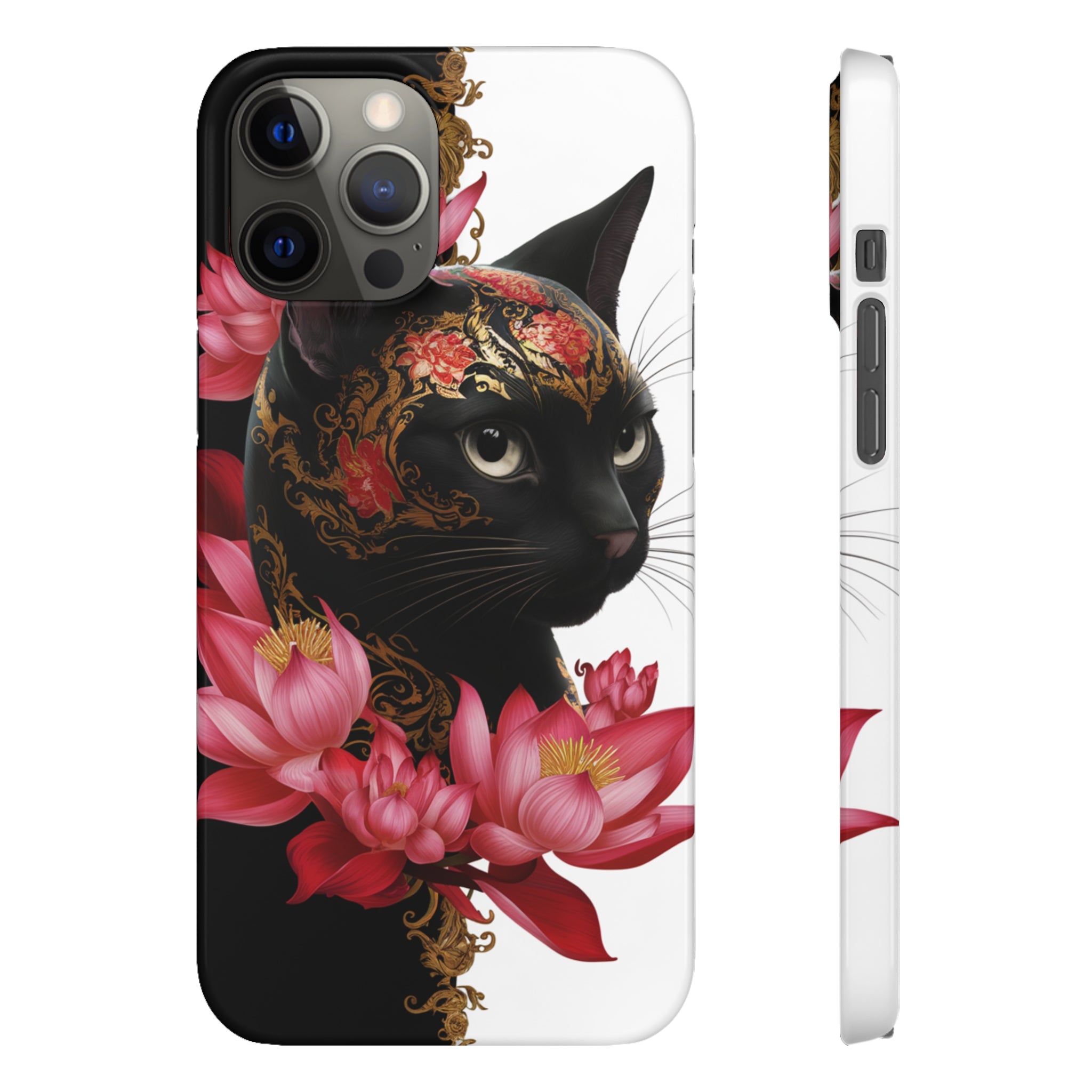 Yin & Yang Mystic Cat - Snap Case Apple iPhone Case
