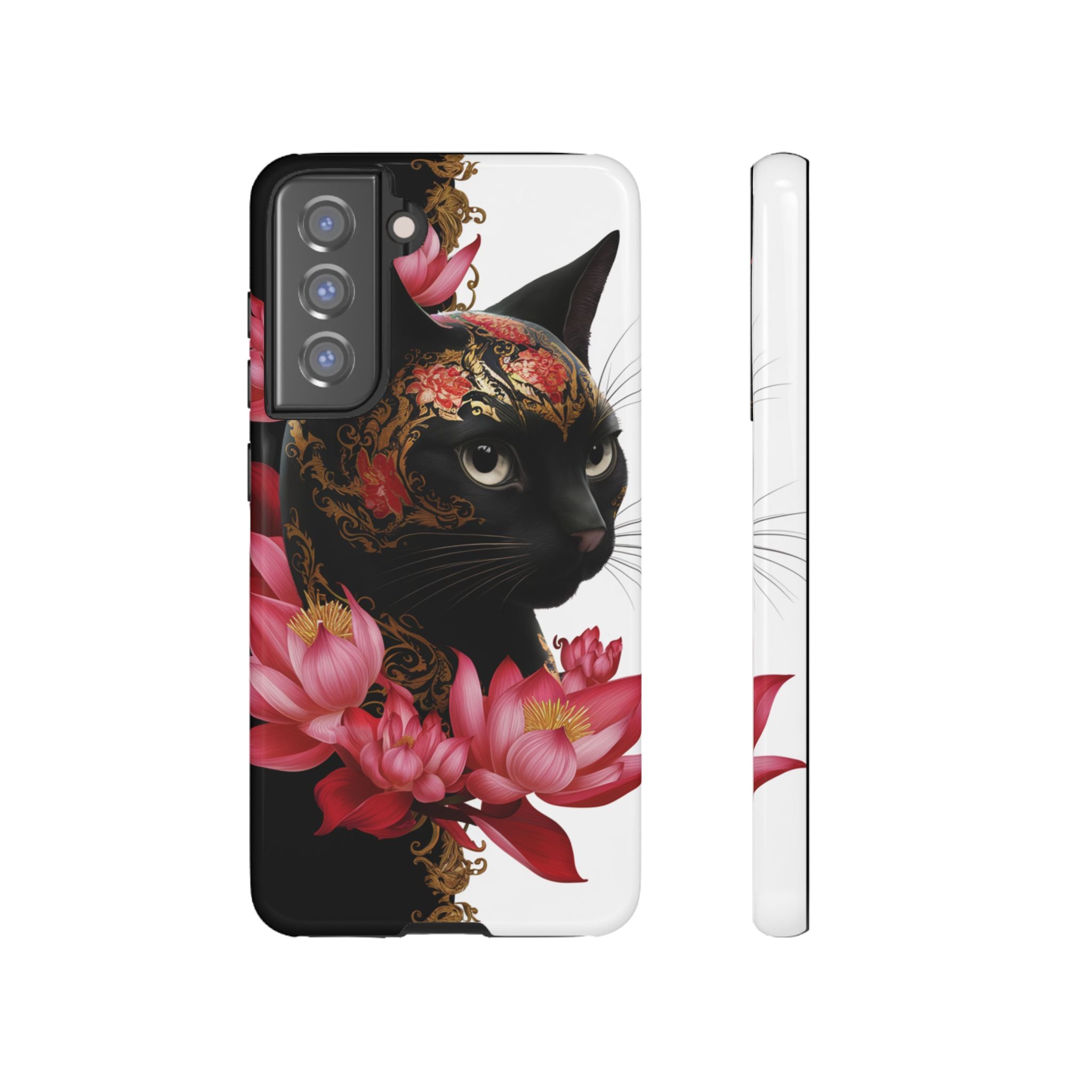 Yin & Yang Mystic Cat - Tough Guard Samsung Galaxy Case