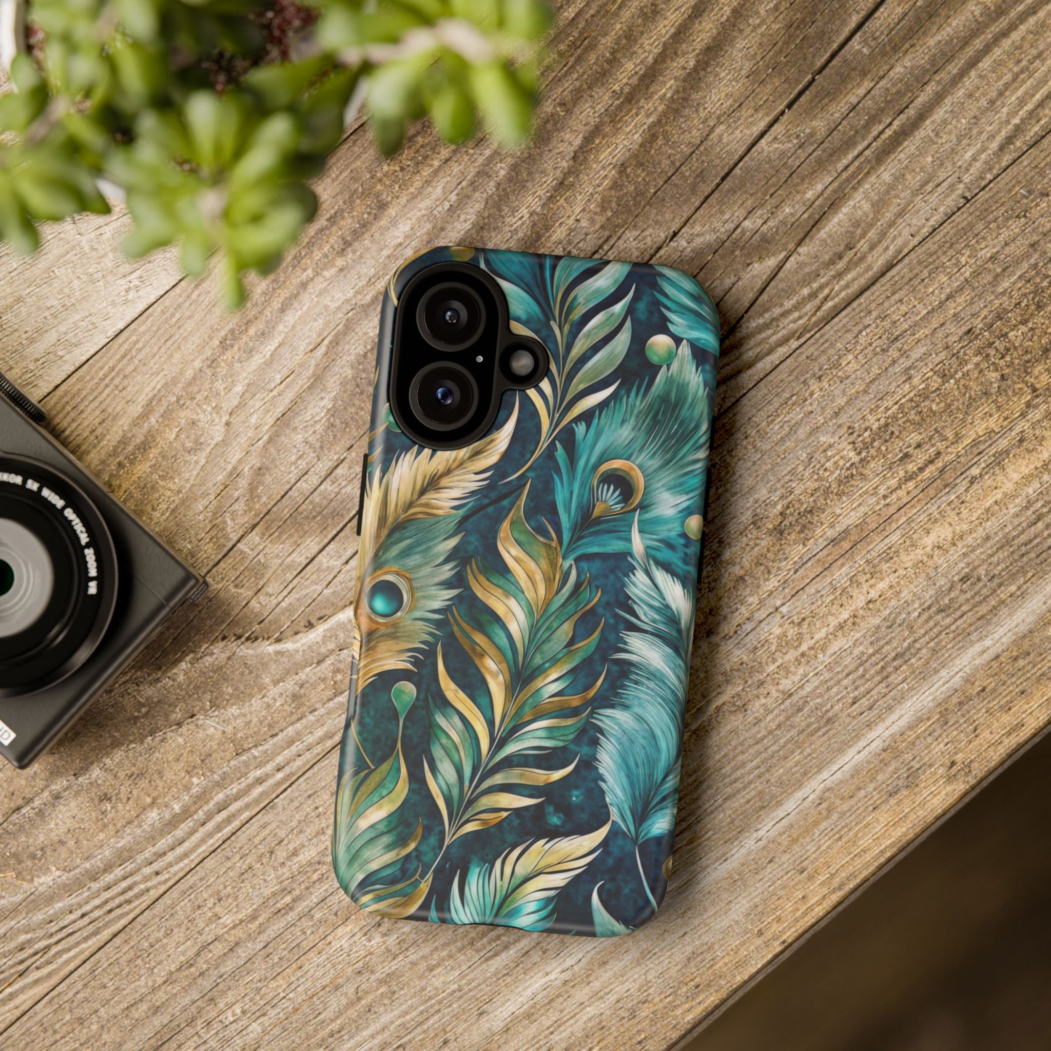 Peacock Feathers - Tough Guard Apple iPhone Case