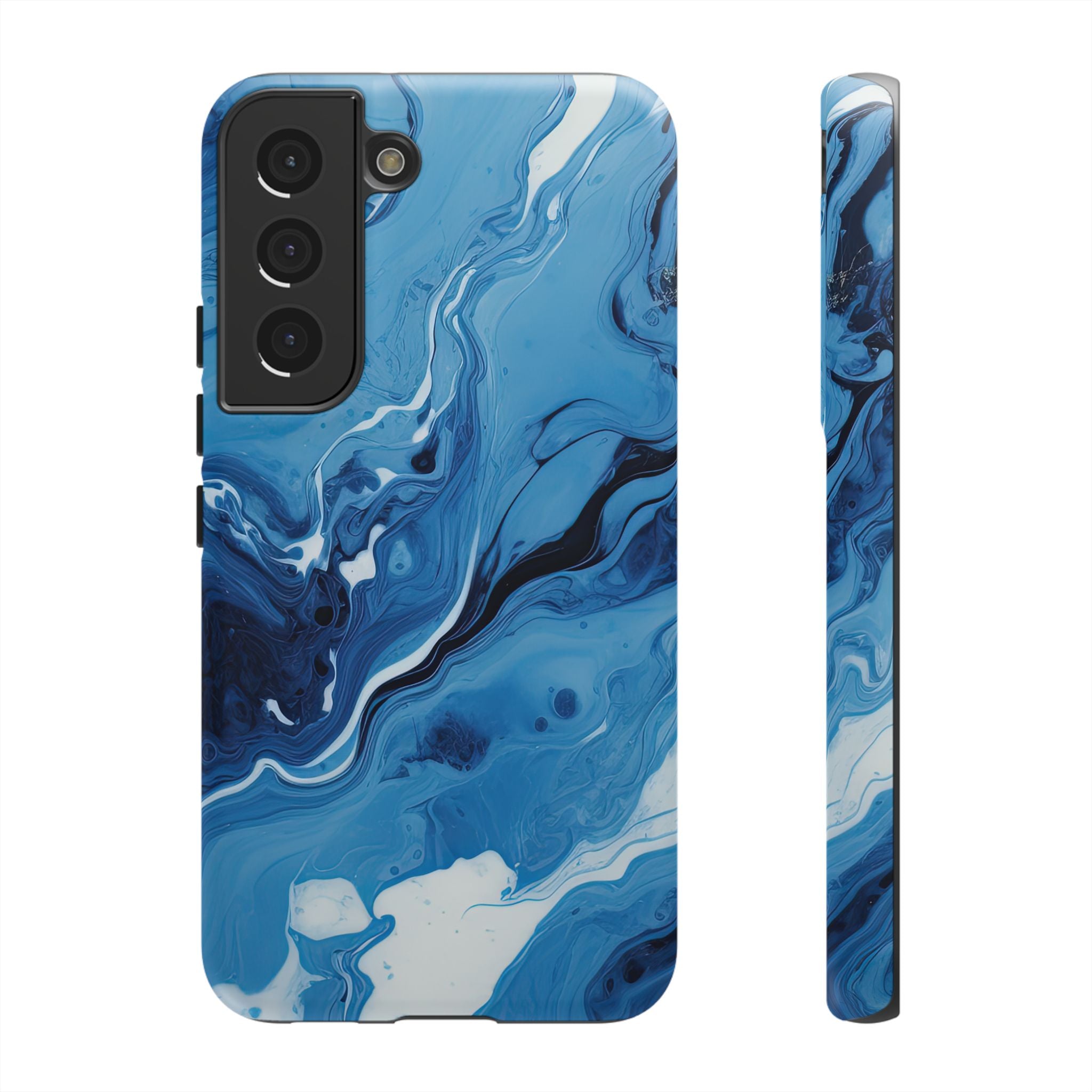 Blue Ocean Wave Marble - Tough Guard Samsung Galaxy Case