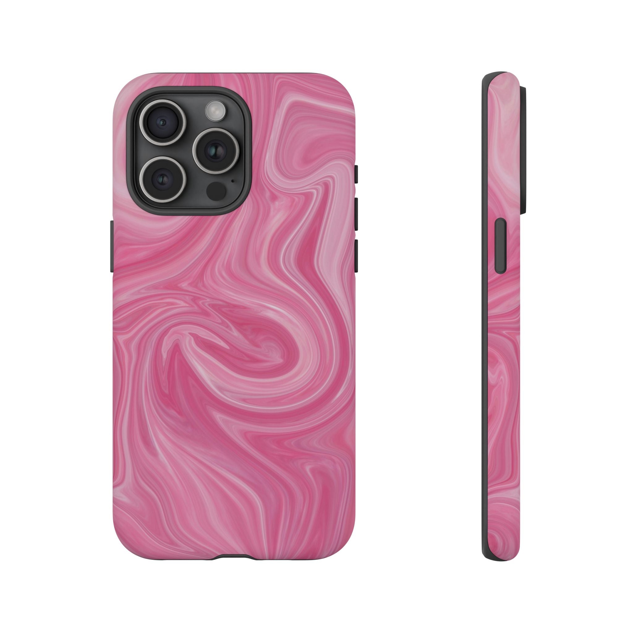 Pink Blush Marble - Tough Guard Apple iPhone Case