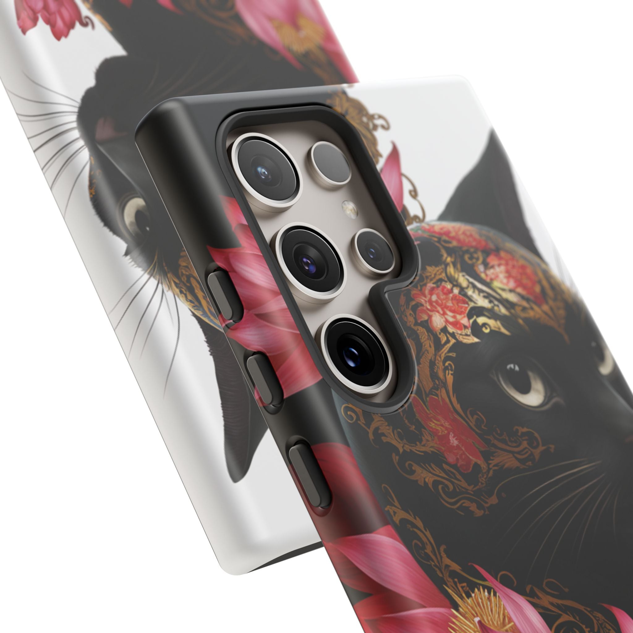 Yin & Yang Mystic Cat - Tough Guard Samsung Galaxy Case
