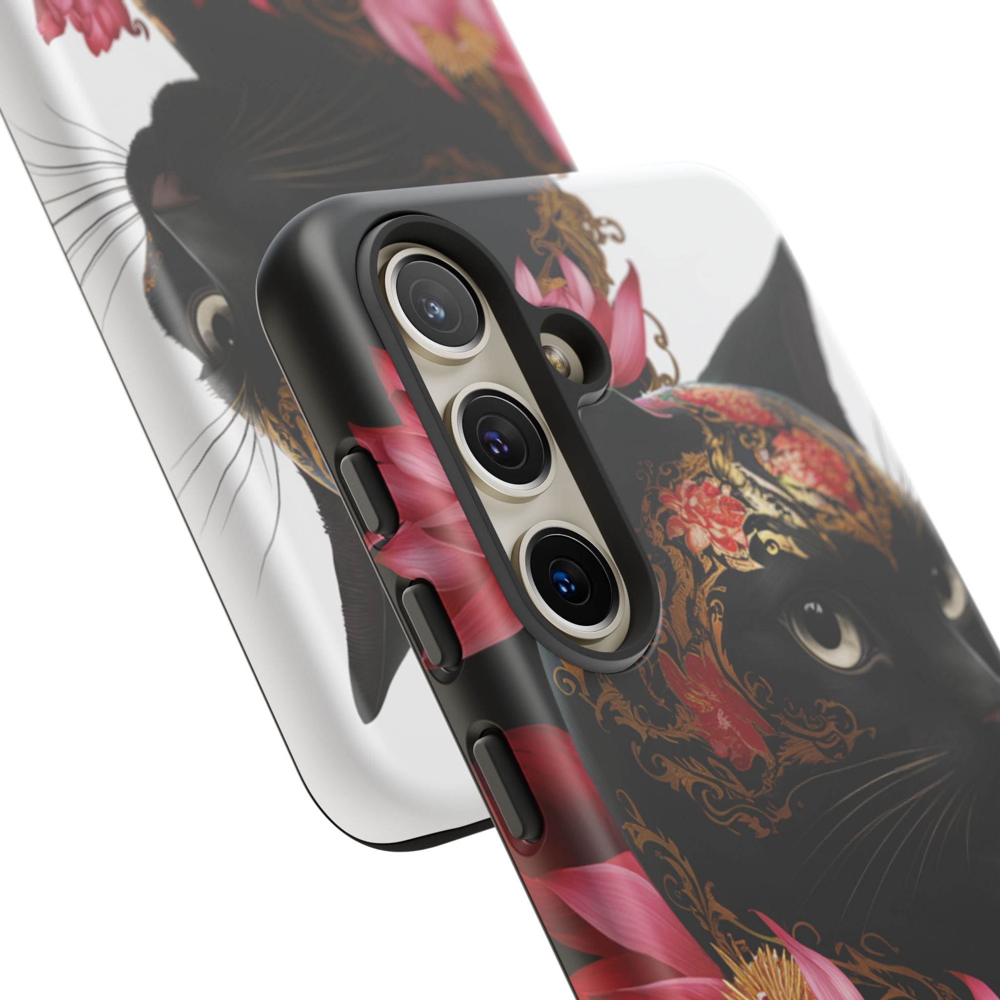 Yin & Yang Mystic Cat - Tough Guard Samsung Galaxy Case