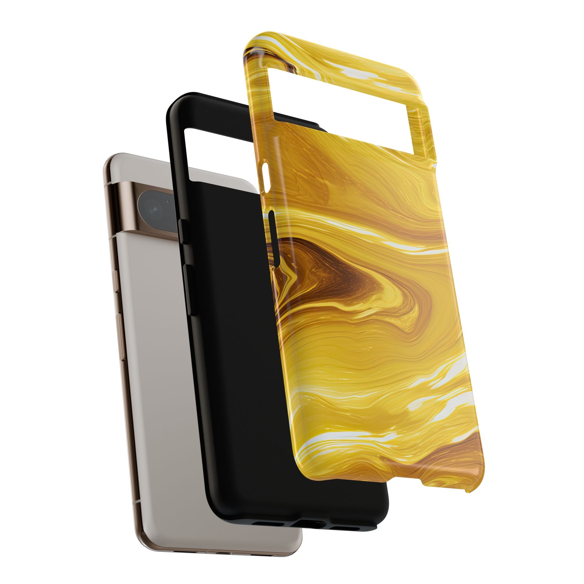 Golden Veil Marble - Tough Guard Google Pixel Case