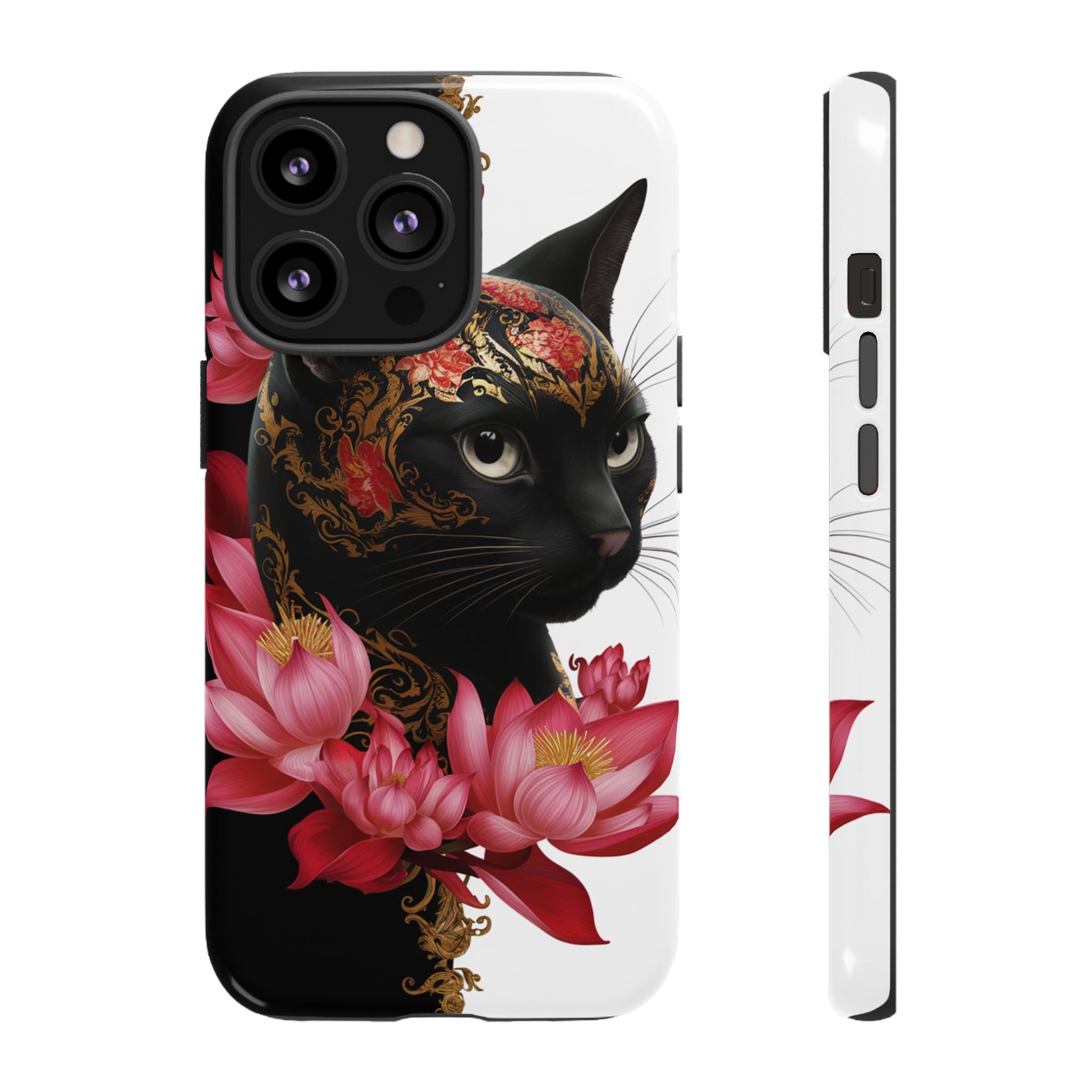 Yin & Yang Mystic Cat - Tough Guard Apple iPhone Case