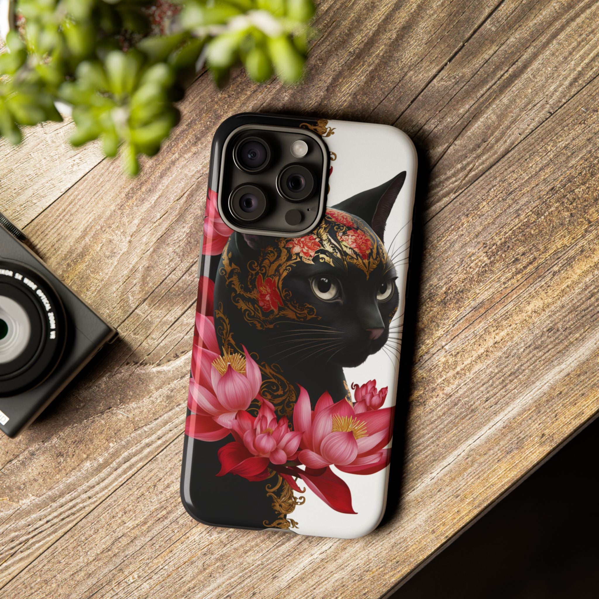 Yin & Yang Mystic Cat - Tough Guard Apple iPhone Case