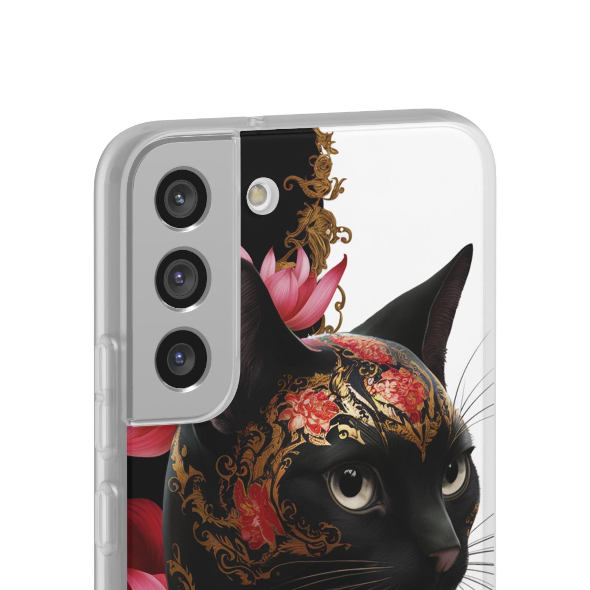 Yin & Yang Mystic Cat - Flexi Case Samsung Galaxy Case