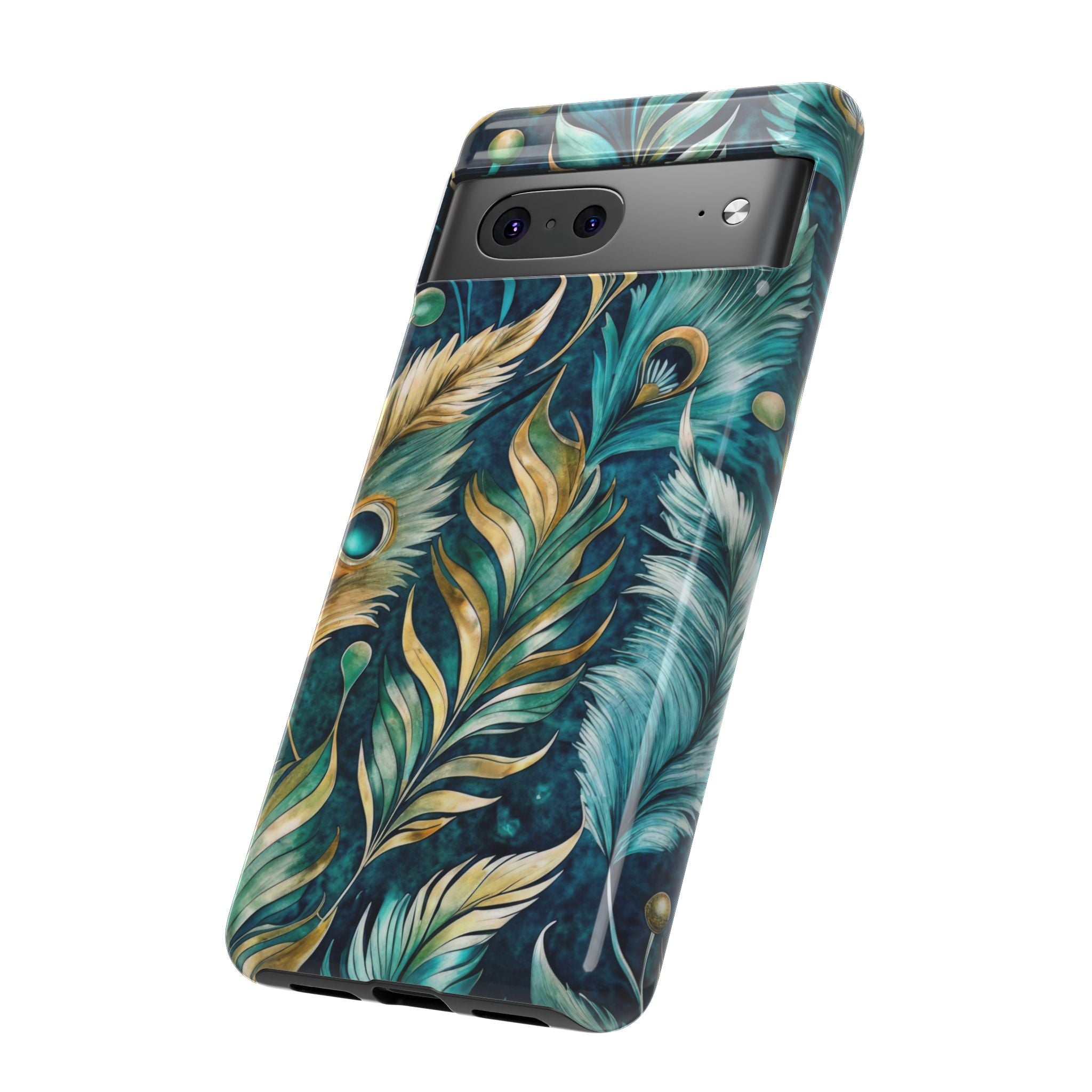 Peacock Feathers - Tough Guard Google Pixel Case