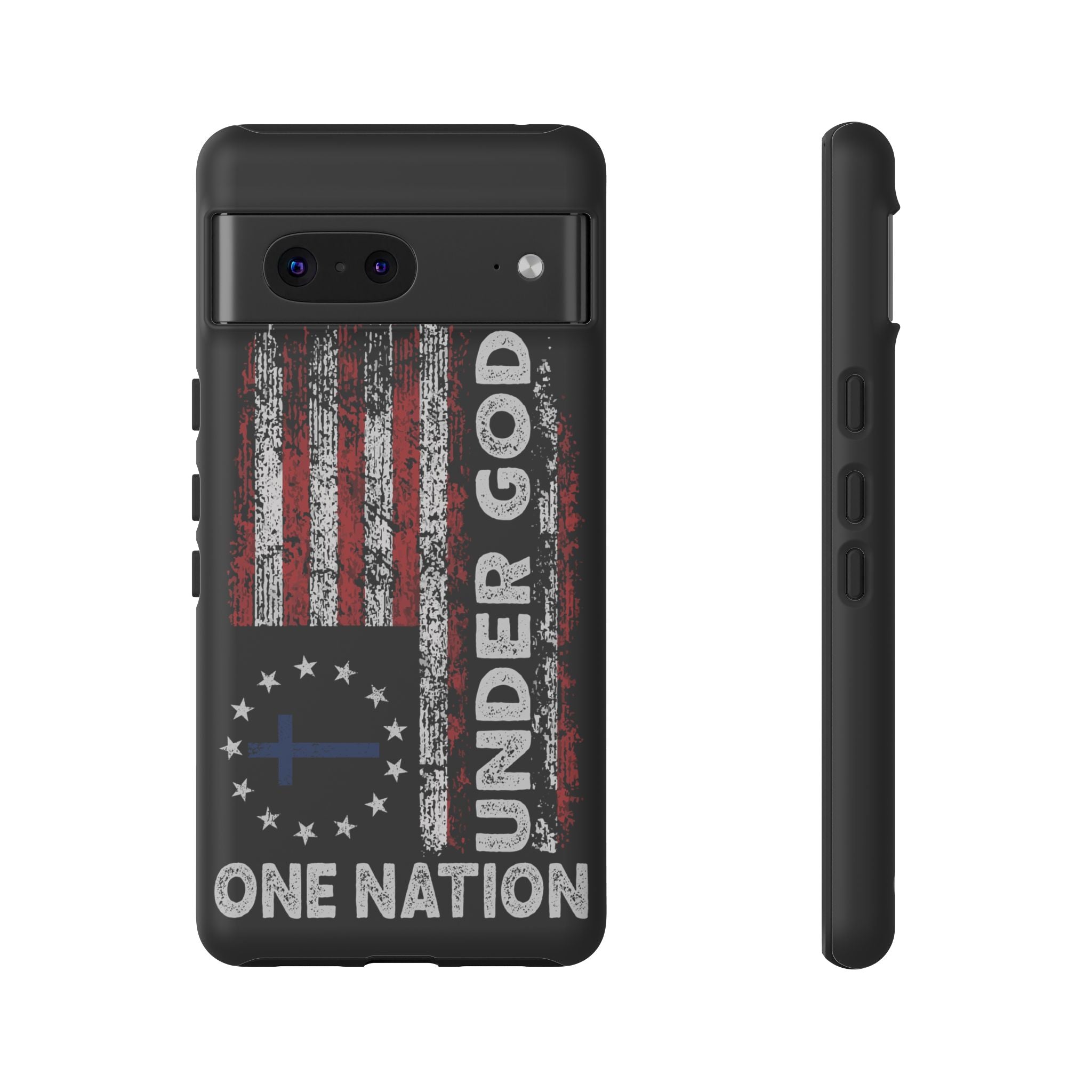 One Nation Under God American Flag - Tough Guard Google Pixel Case
