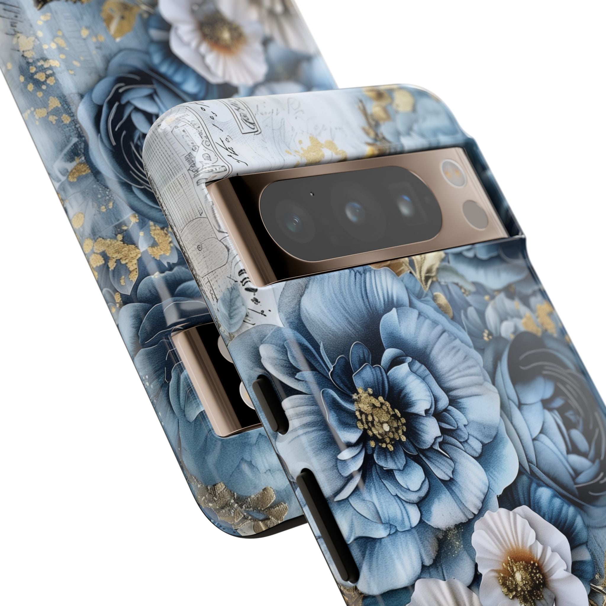 Blooming Blue Floral Bouquet - Tough Guard Google Pixel Case