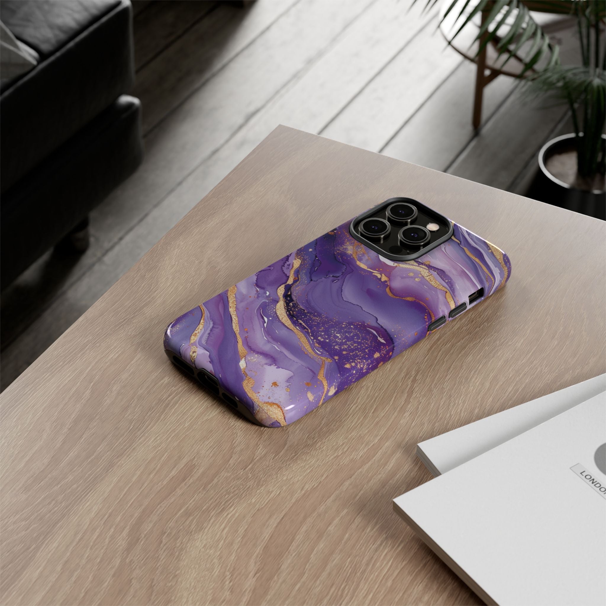 Lavender Golden Dream - Tough Guard Apple iPhone Case