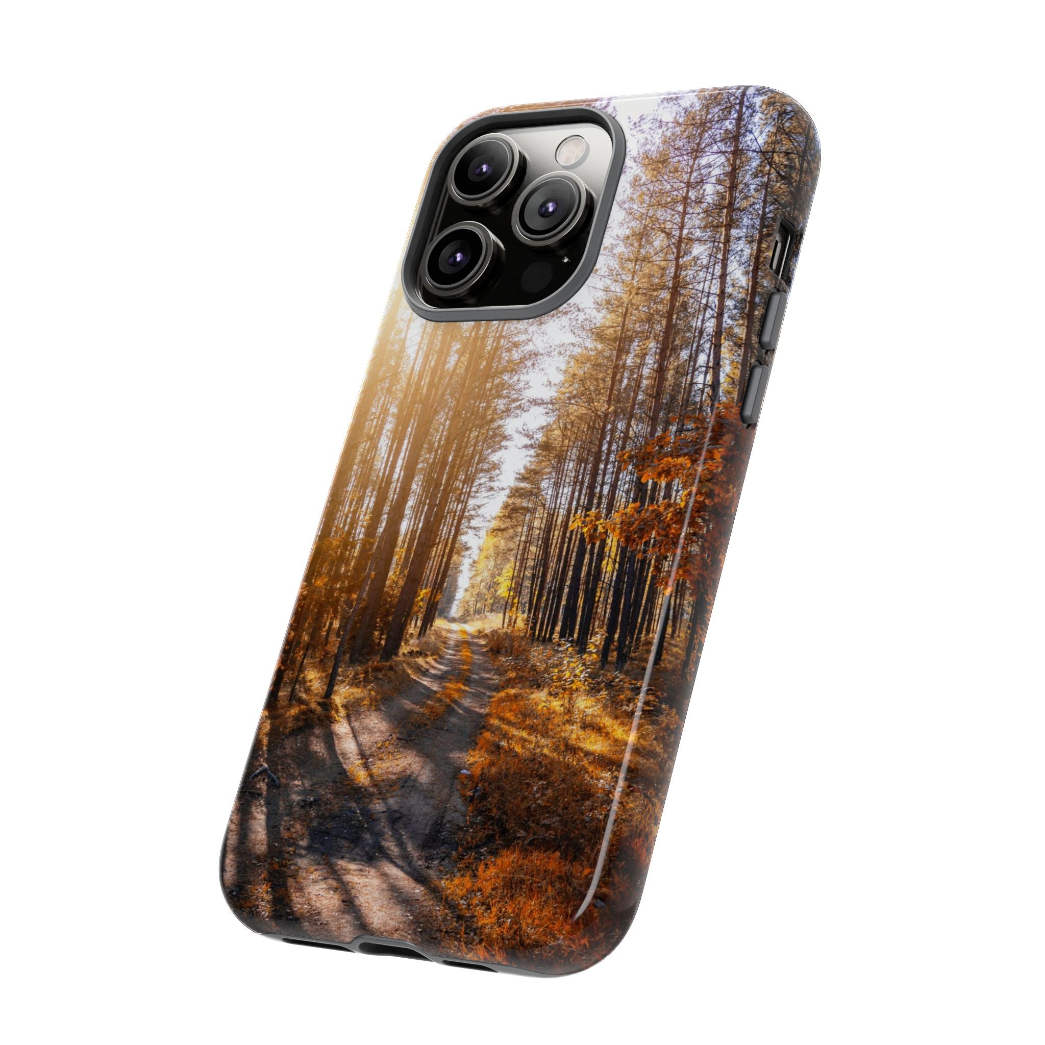 Autumn Forest Way - Tough Guard Apple iPhone Case