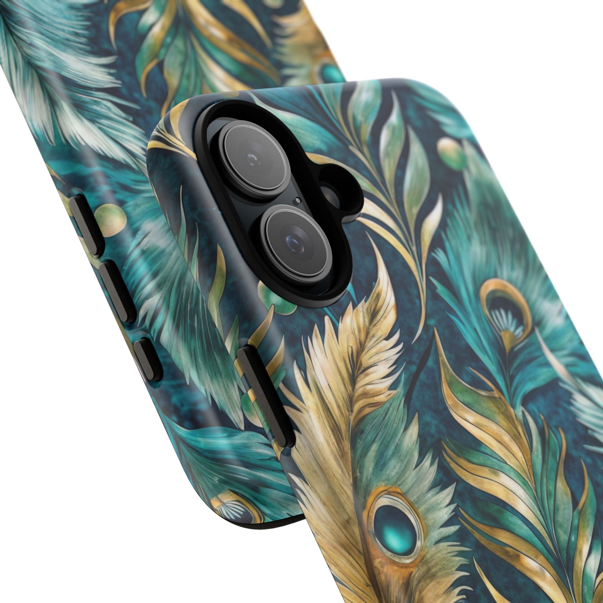 Peacock Feathers - Tough Guard Apple iPhone Case