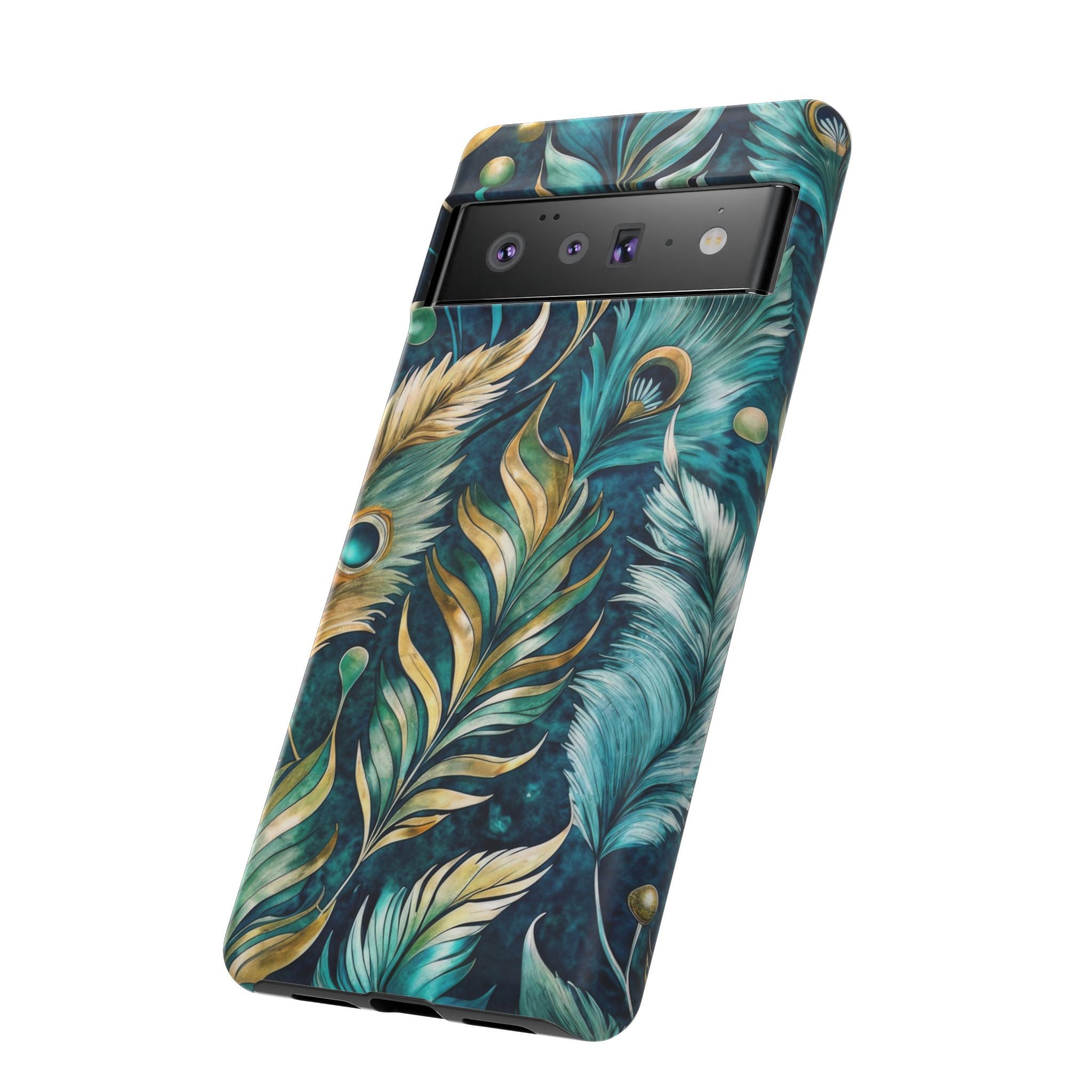 Peacock Feathers - Tough Guard Google Pixel Case