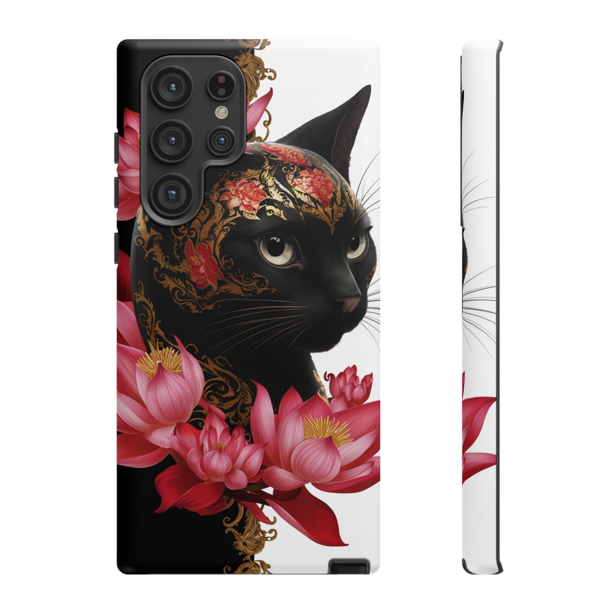 Yin & Yang Mystic Cat - Tough Guard Samsung Galaxy Case