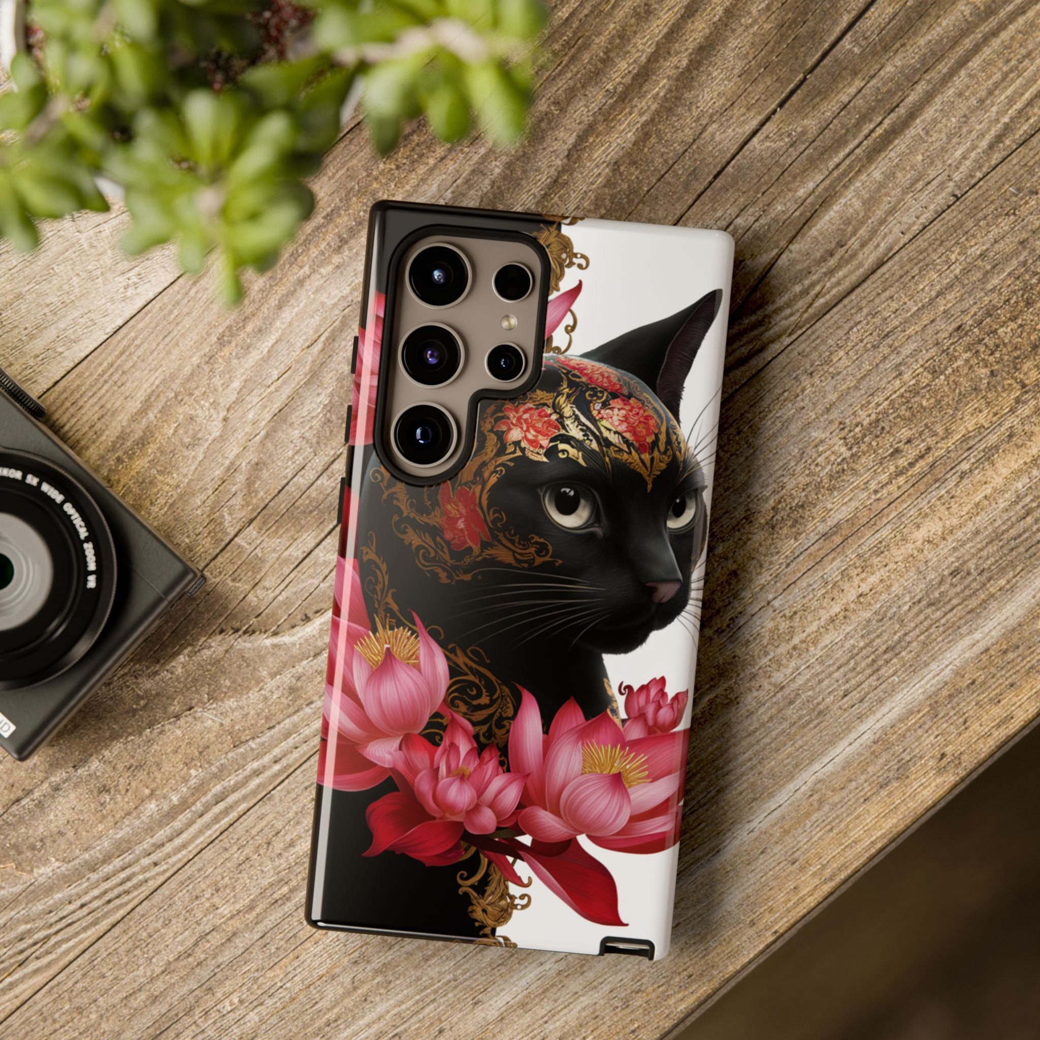 Yin & Yang Mystic Cat - Tough Guard Samsung Galaxy Case