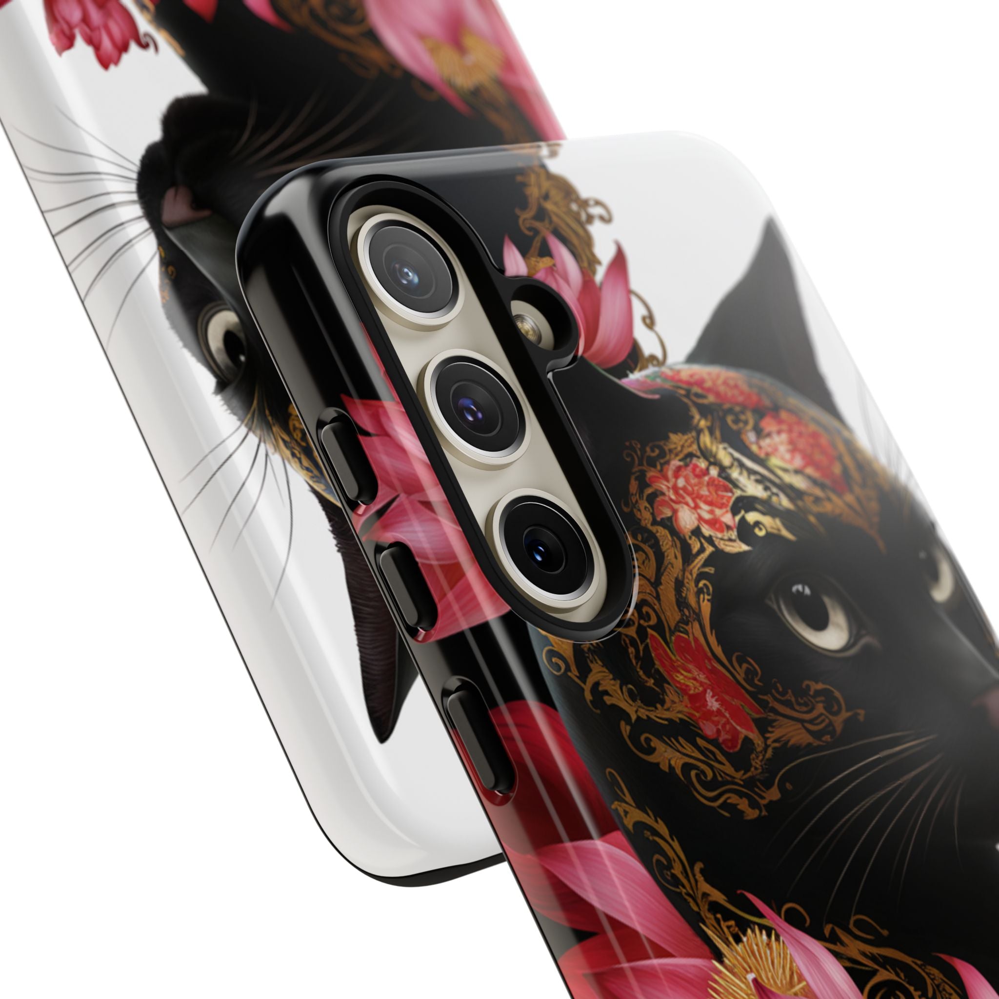 Yin & Yang Mystic Cat - Tough Guard Samsung Galaxy Case