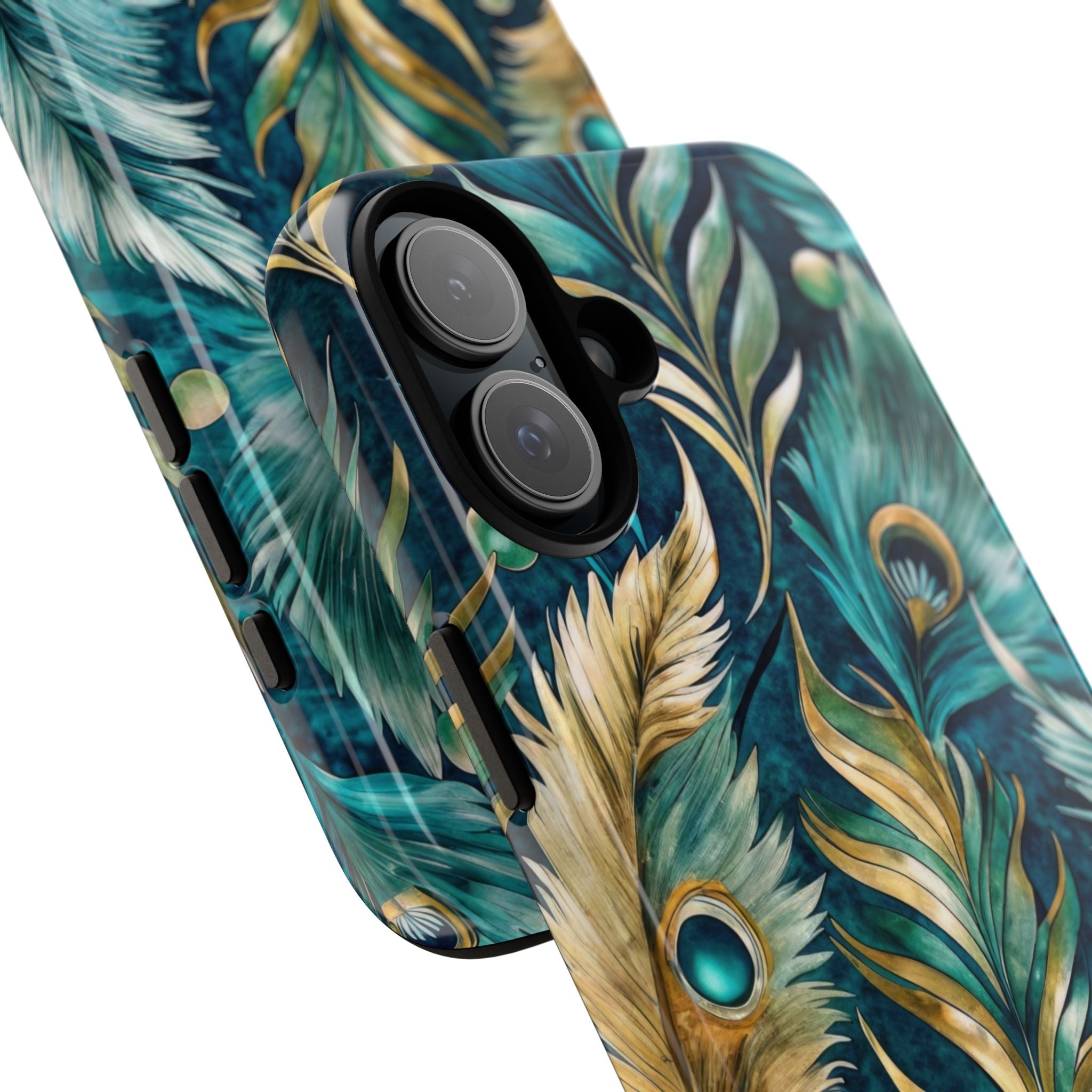 Peacock Feathers - Tough Guard Apple iPhone Case