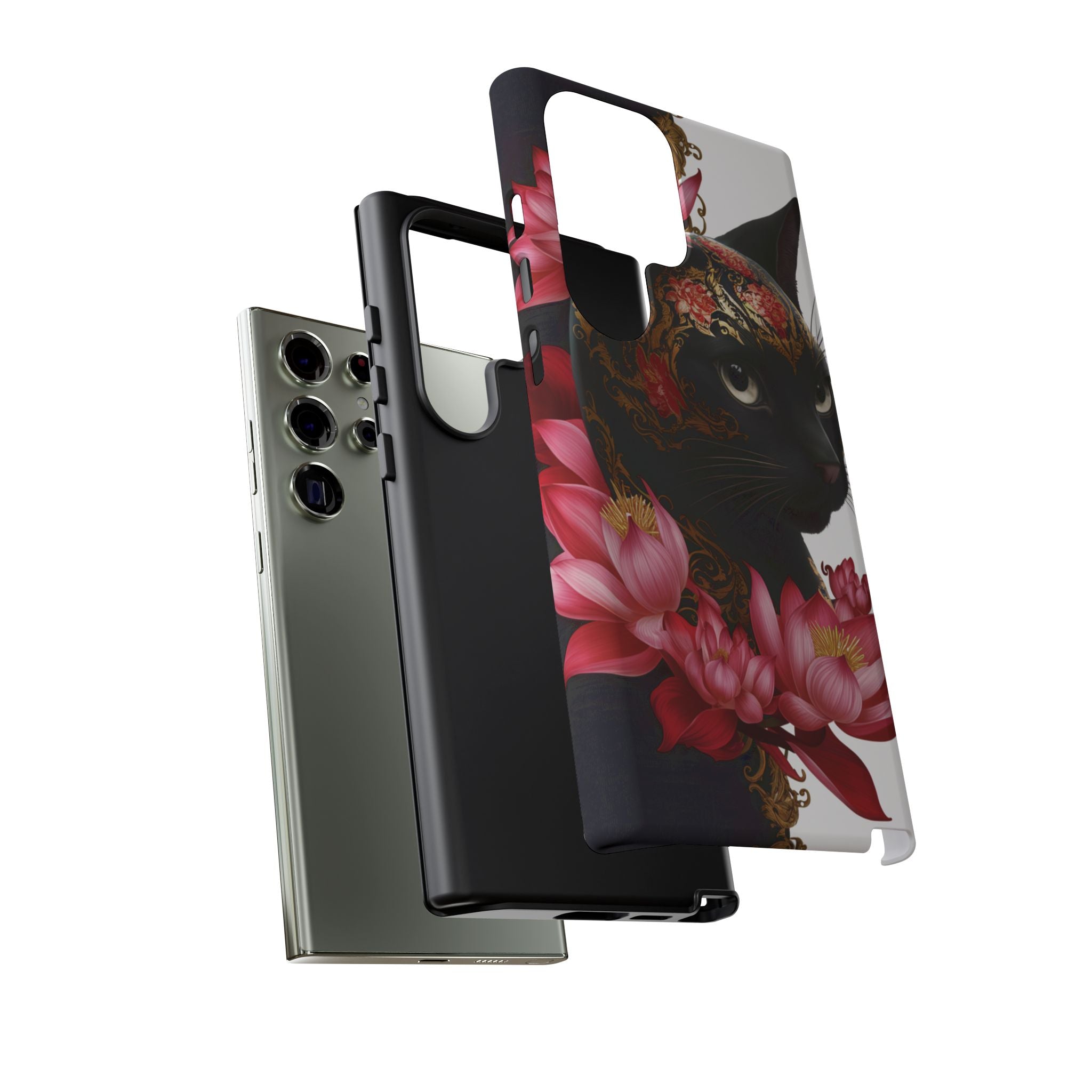 Yin & Yang Mystic Cat - Tough Guard Samsung Galaxy Case