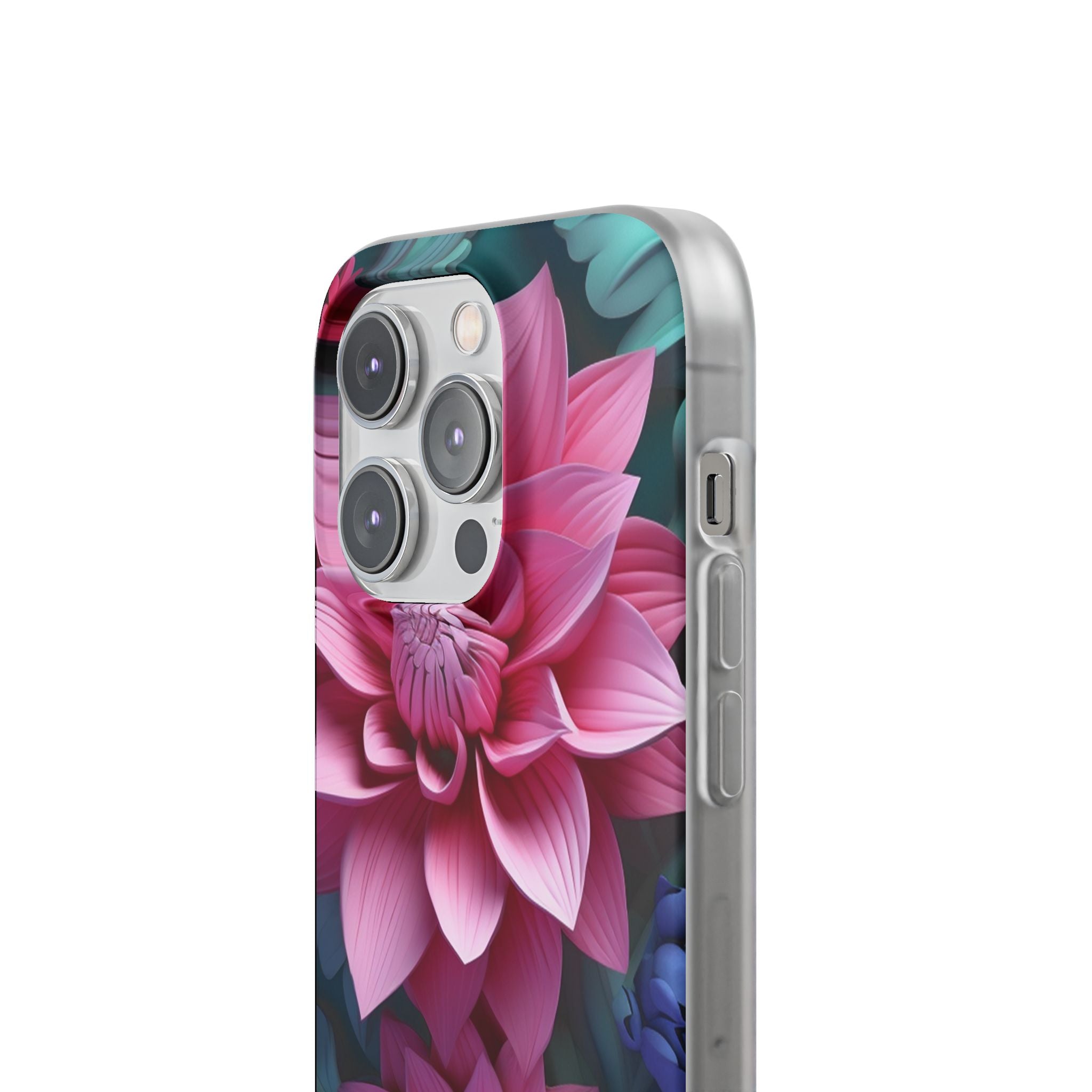 Tropical Pink Flower Flexi Case - Apple iPhone Case