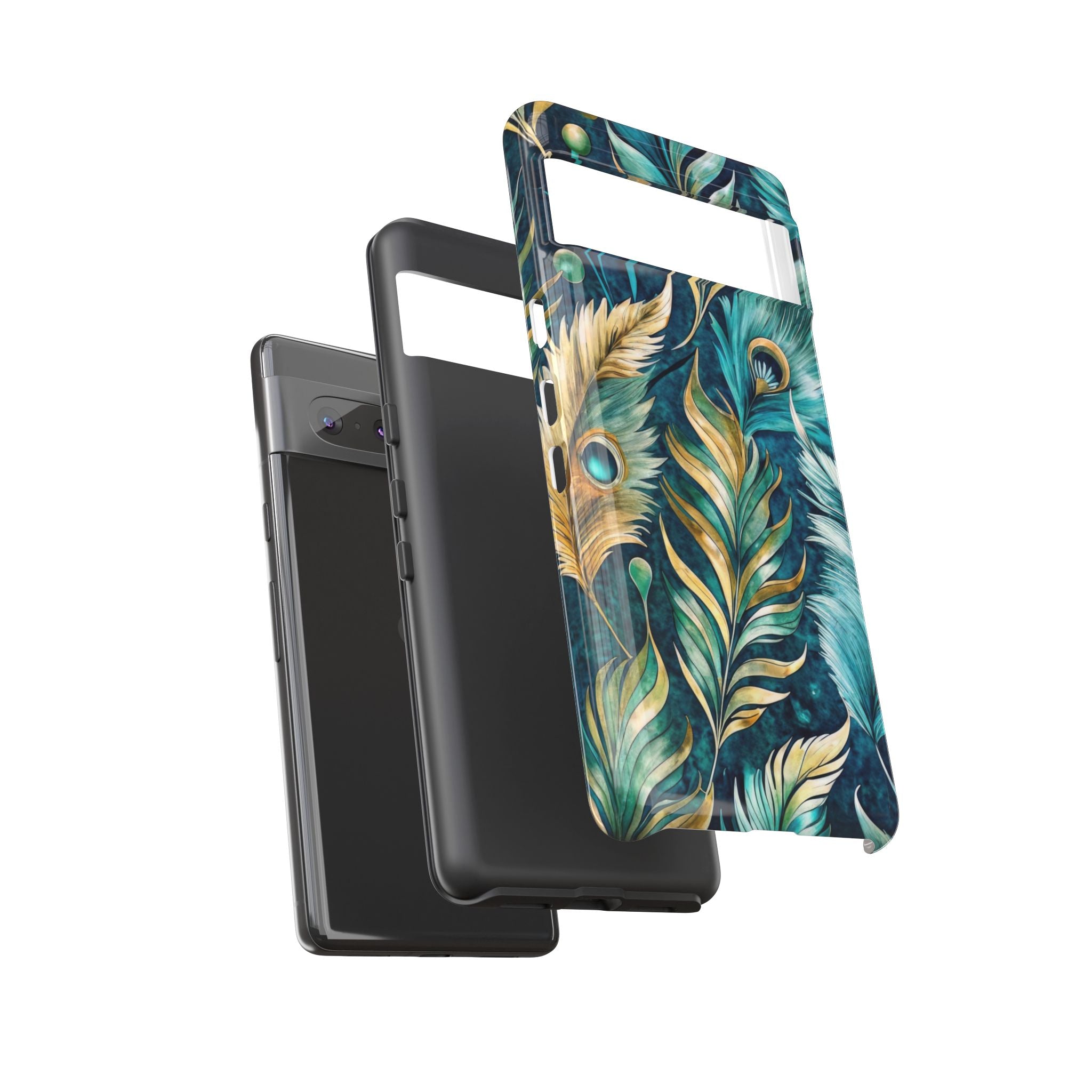 Peacock Feathers - Tough Guard Google Pixel Case