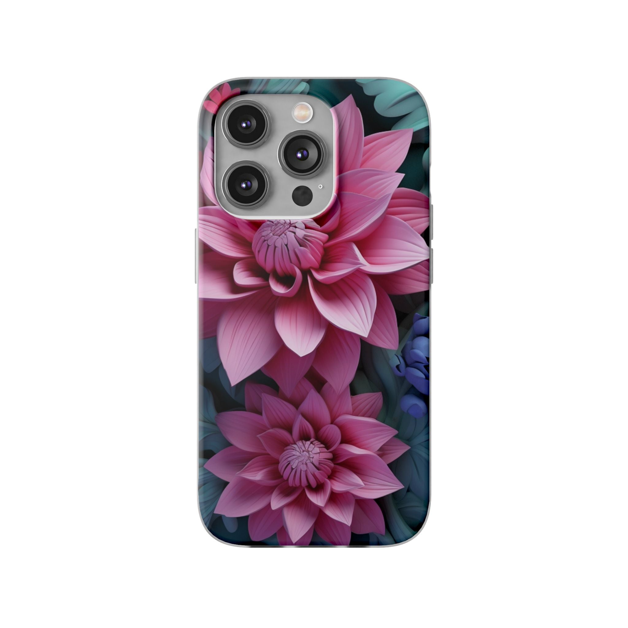 Tropical Pink Flower Flexi Case - Apple iPhone Case