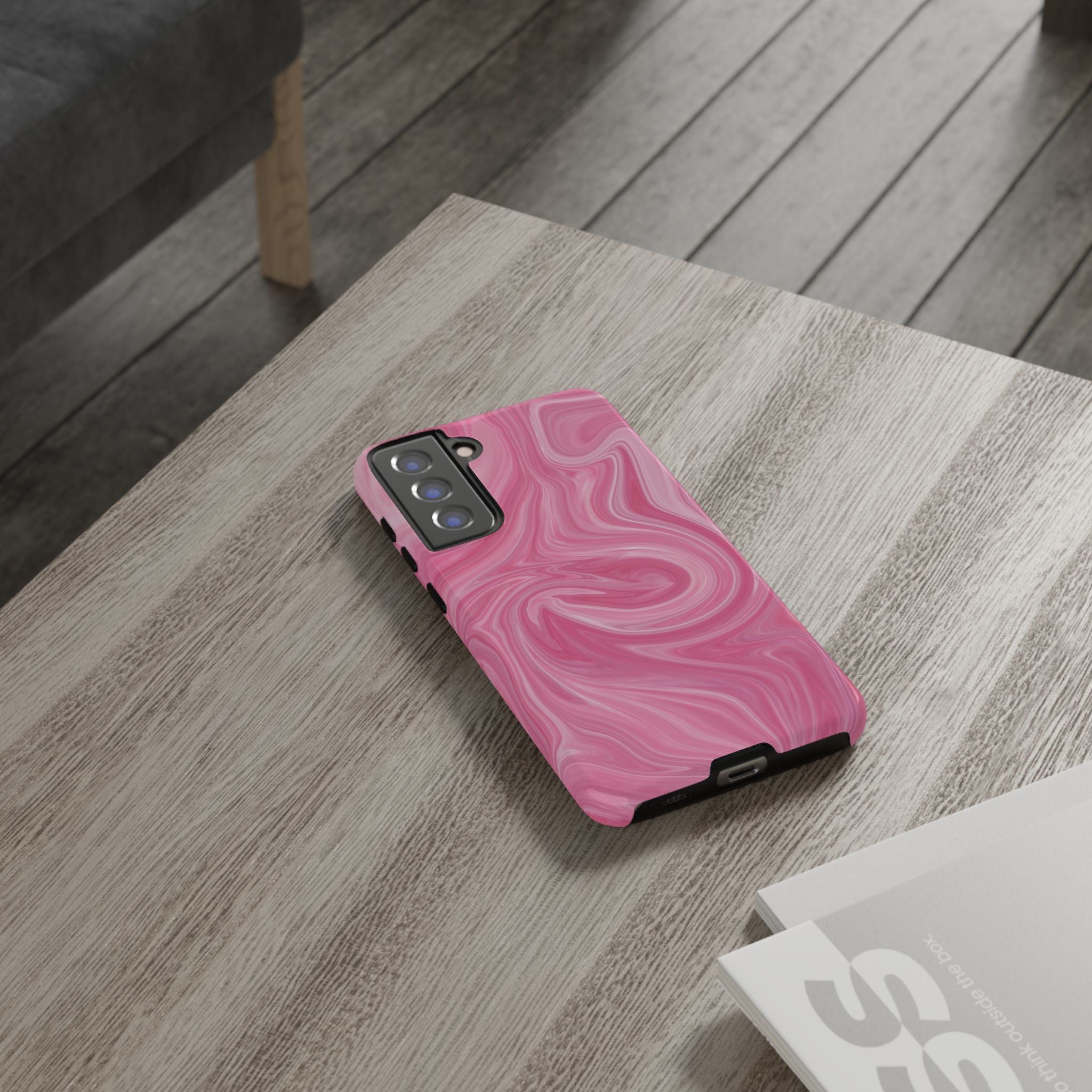 Pink Blush Marble - Tough Guard Samsung Galaxy Case