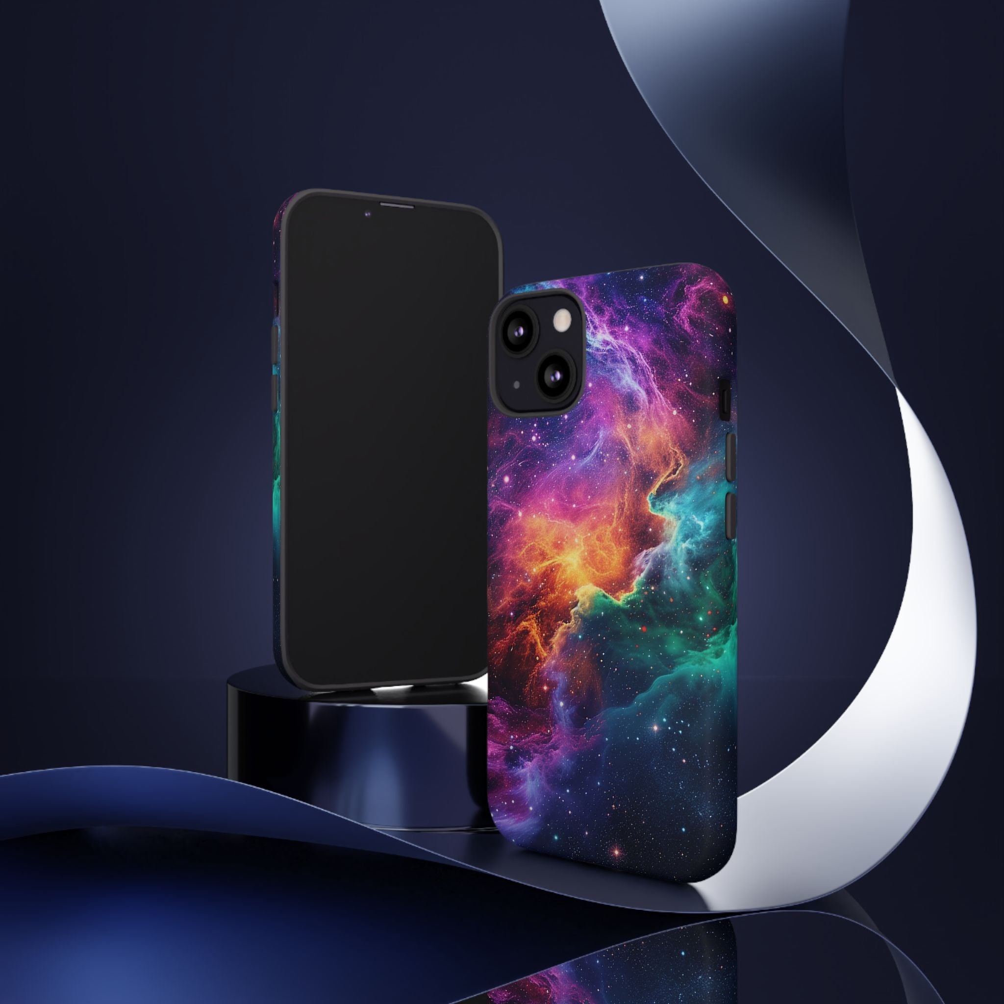 Celestial Aurora Galaxy - Tough Guard Apple iPhone Case