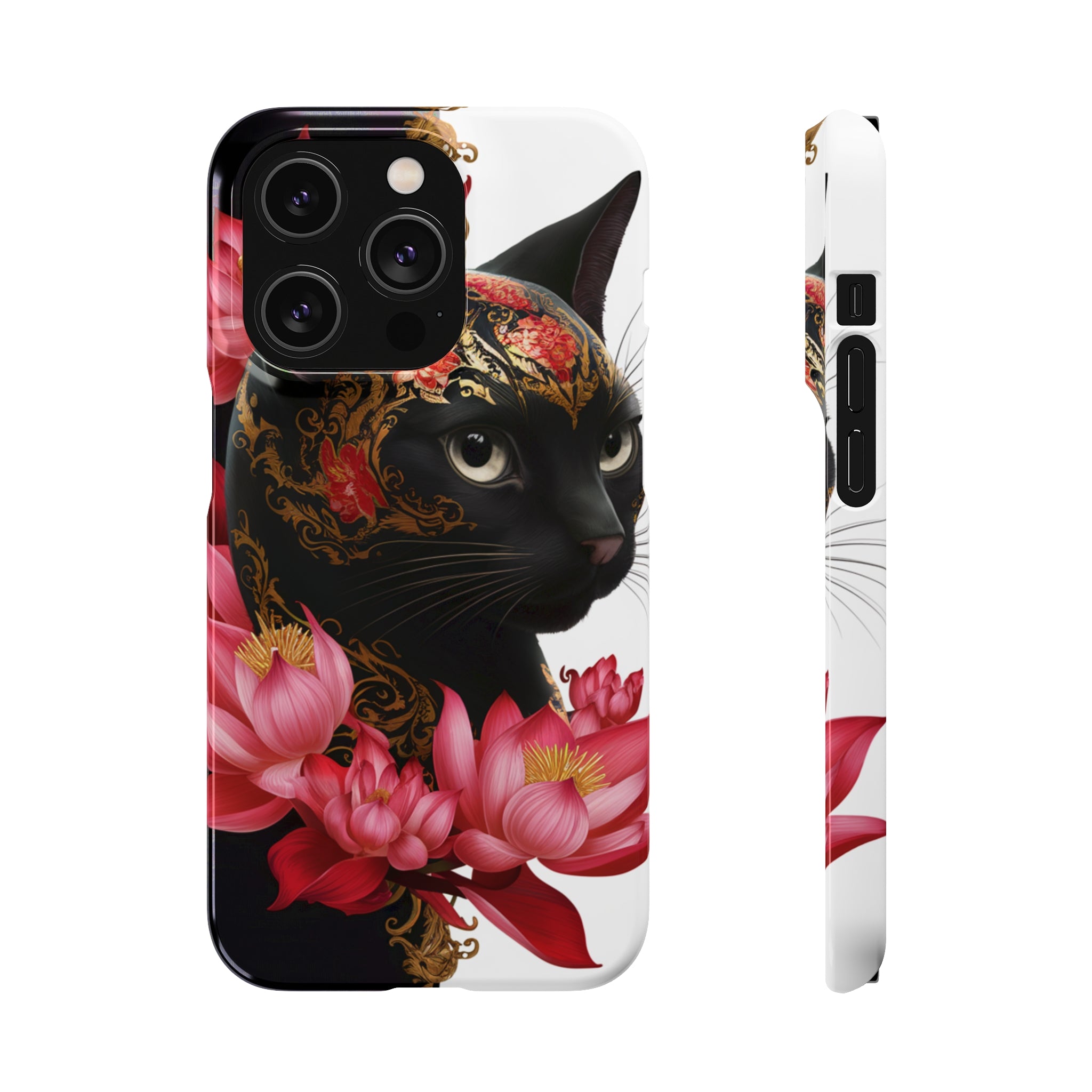 Yin & Yang Mystic Cat - Snap Case Apple iPhone Case