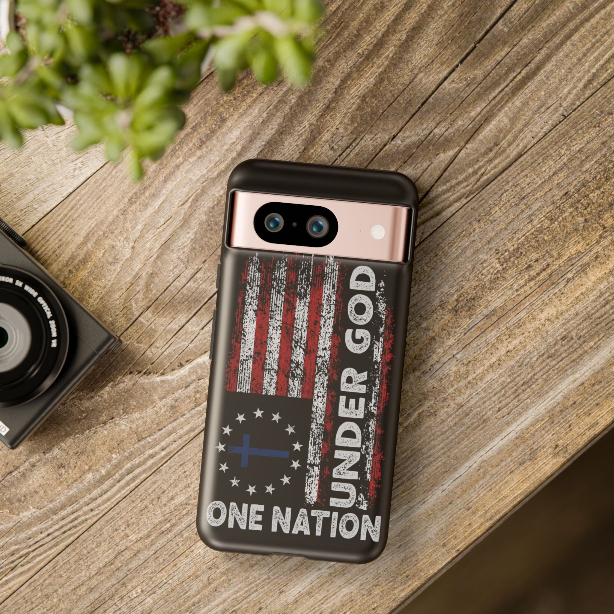 One Nation Under God American Flag - Tough Guard Google Pixel Case