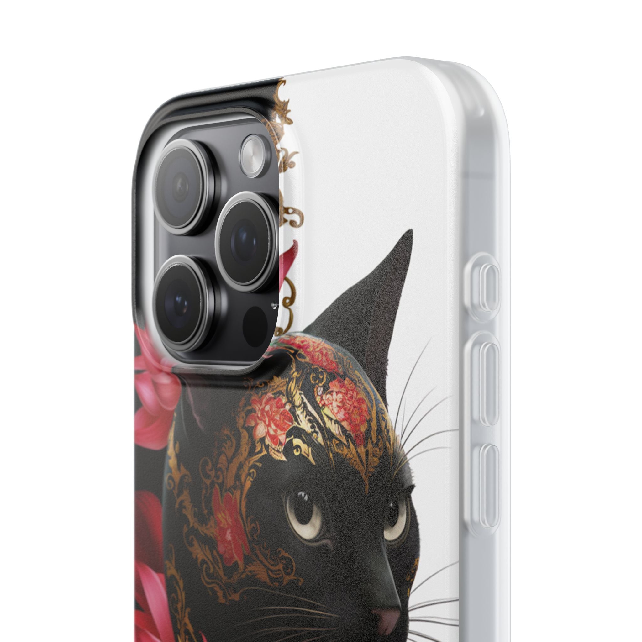 Yin & Yang Mystic Cat - Flexi Case Apple iPhone Case