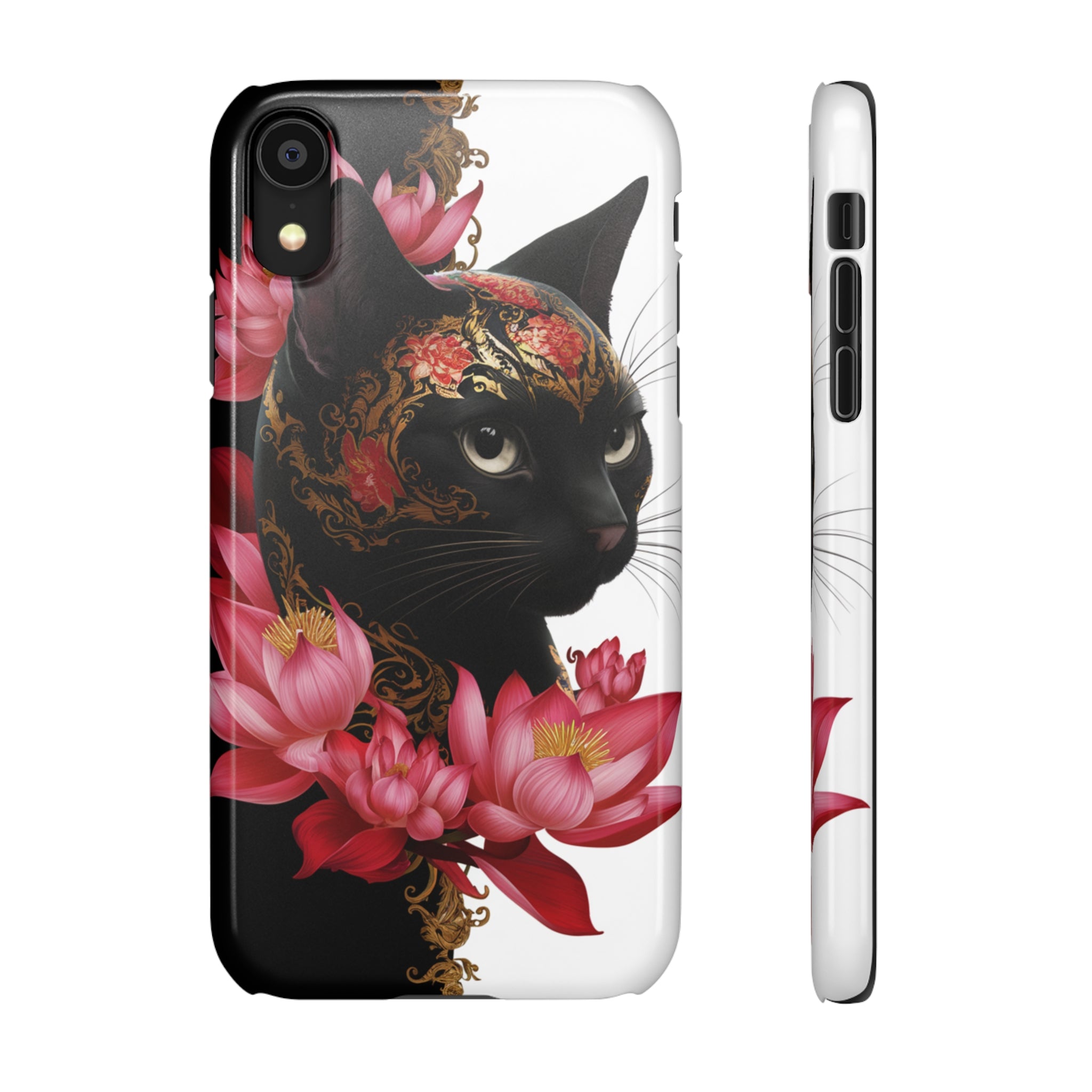 Yin & Yang Mystic Cat - Snap Case Apple iPhone Case