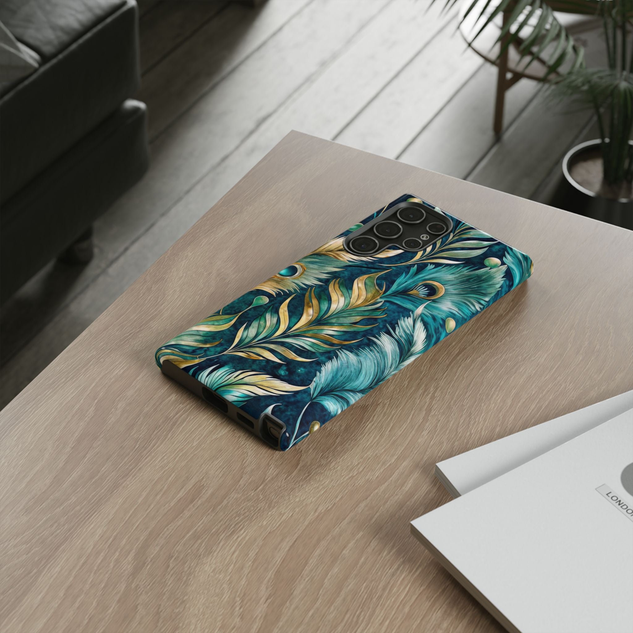 Peacock Feathers - Tough Guard Samsung Galaxy Case