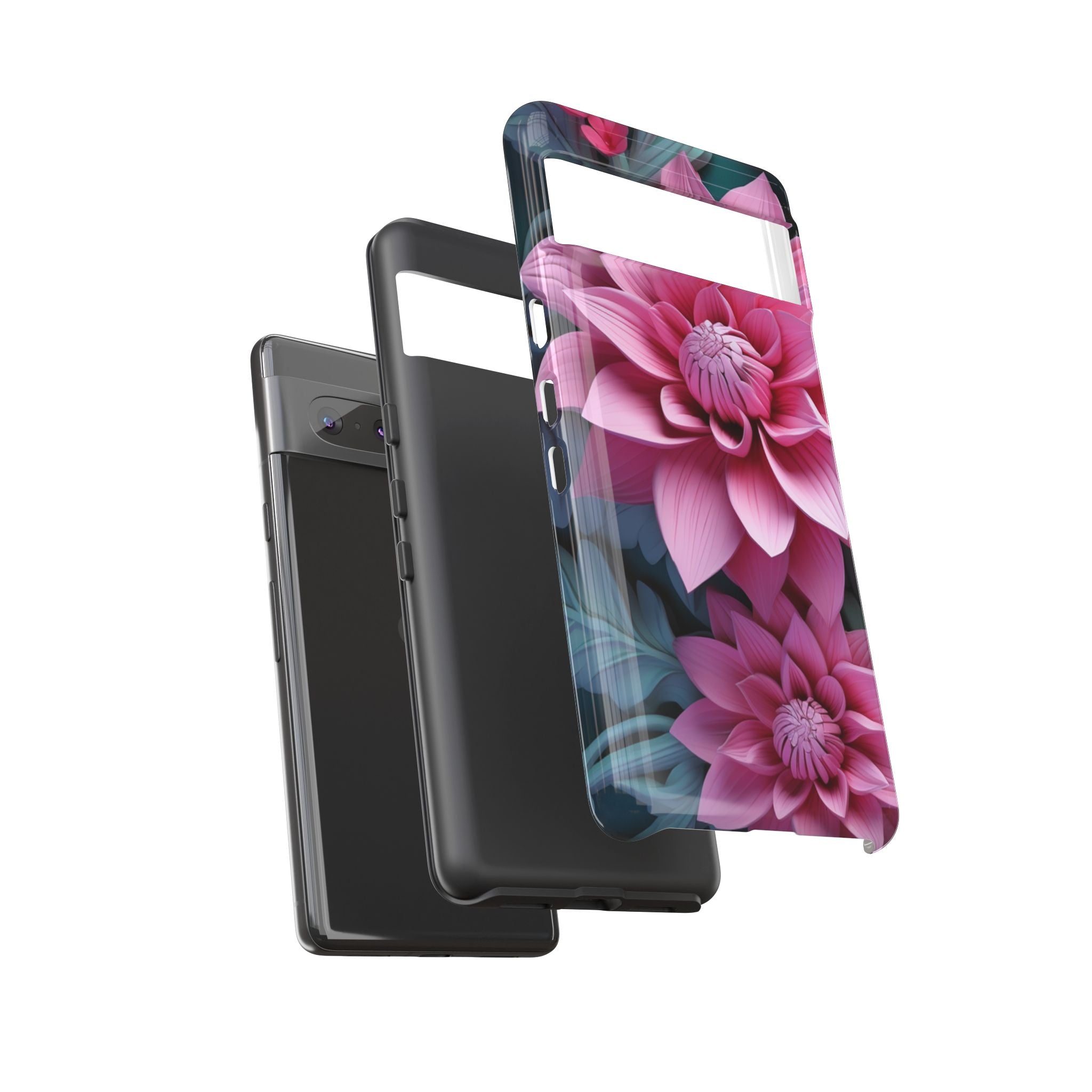 Tropical Pink Flower - Tough Guard Google Pixel Case