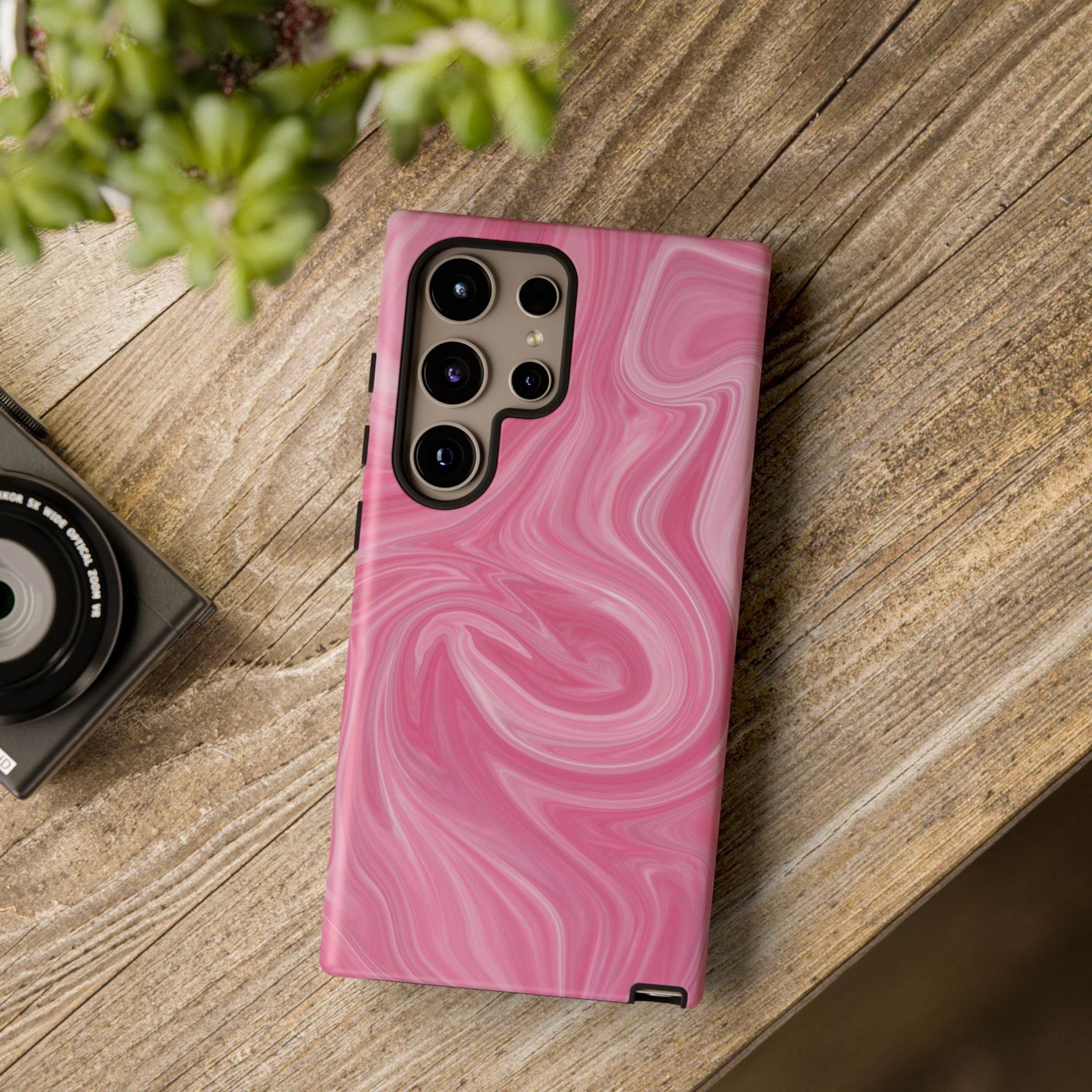 Pink Blush Marble - Tough Guard Samsung Galaxy Case