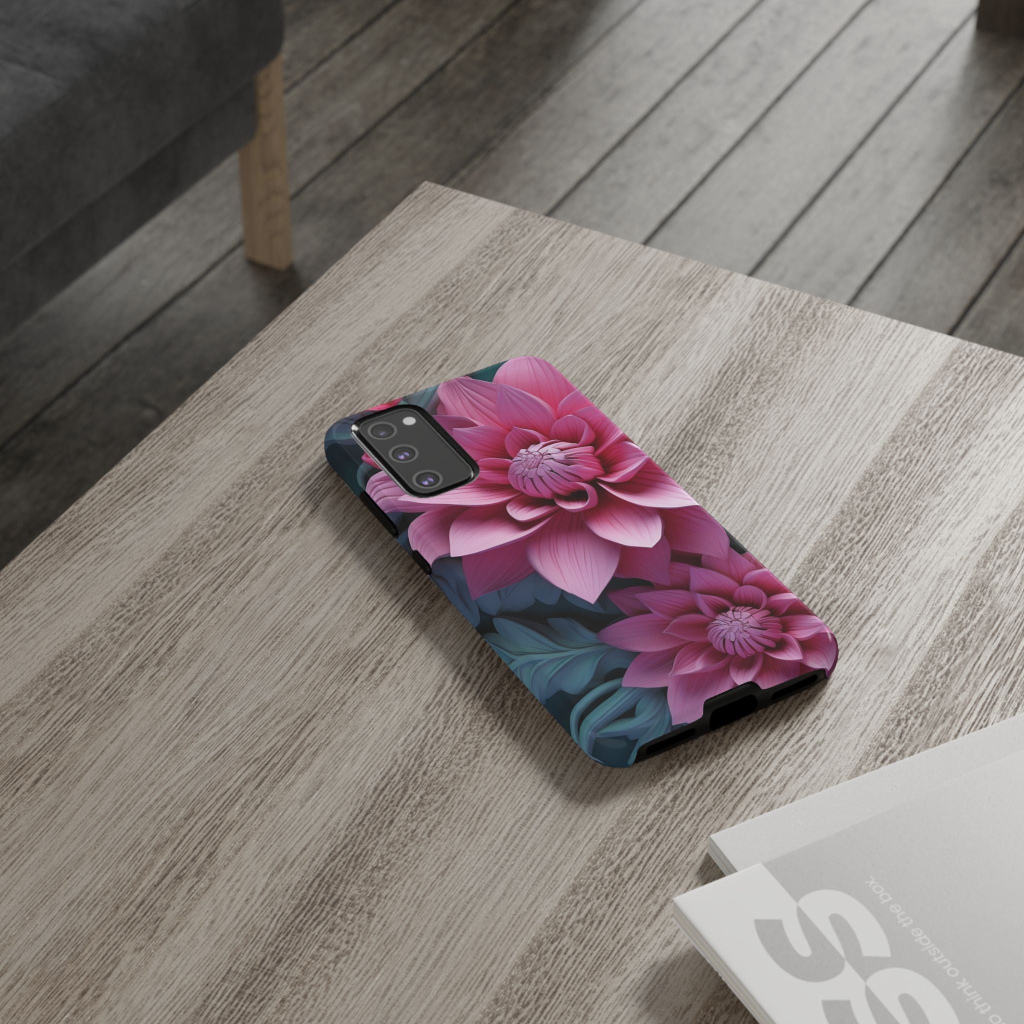 Tropical Pink Flower - Tough Guard Samsung Galaxy Case