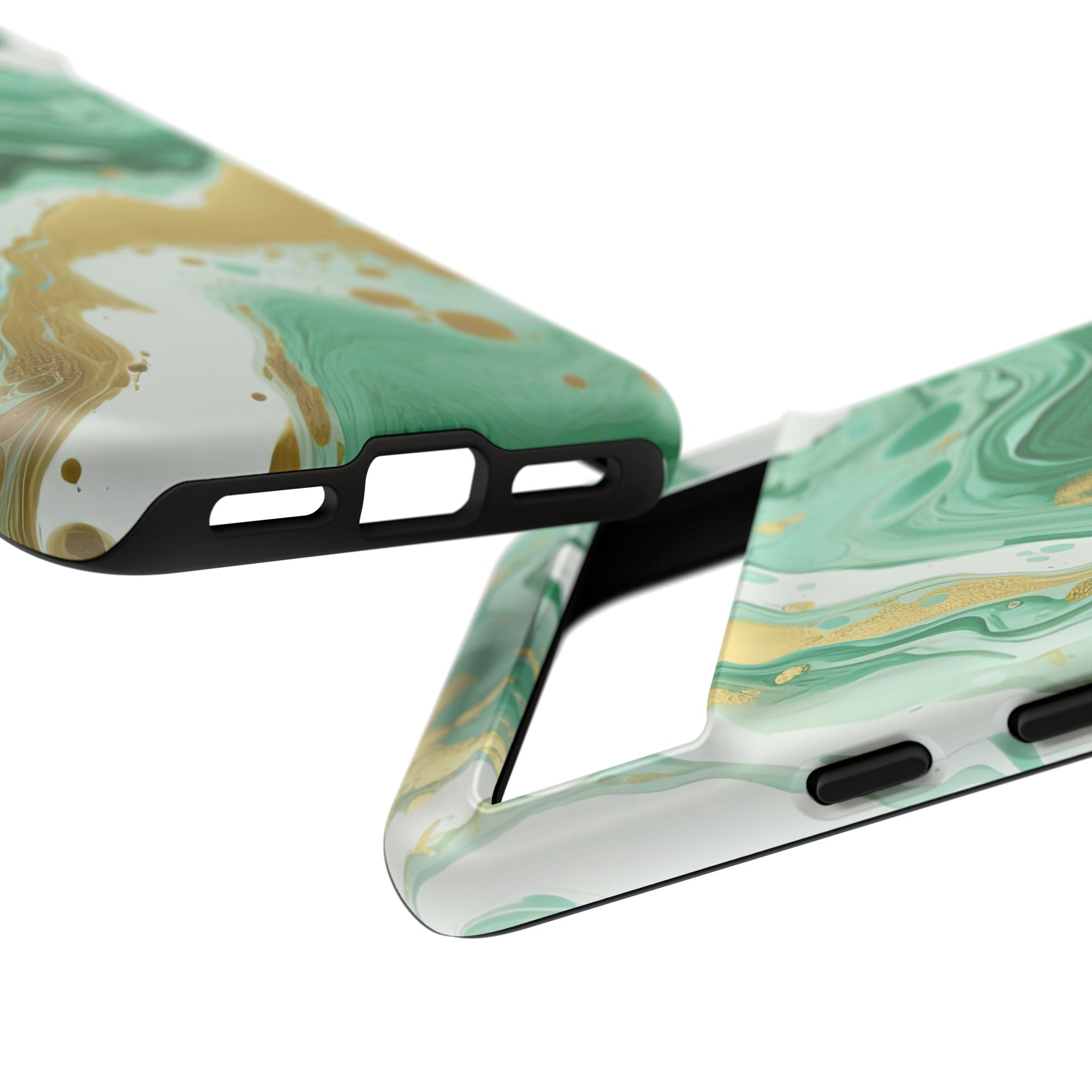 Emerald Gold Marble - Tough Guard Google Pixel Case