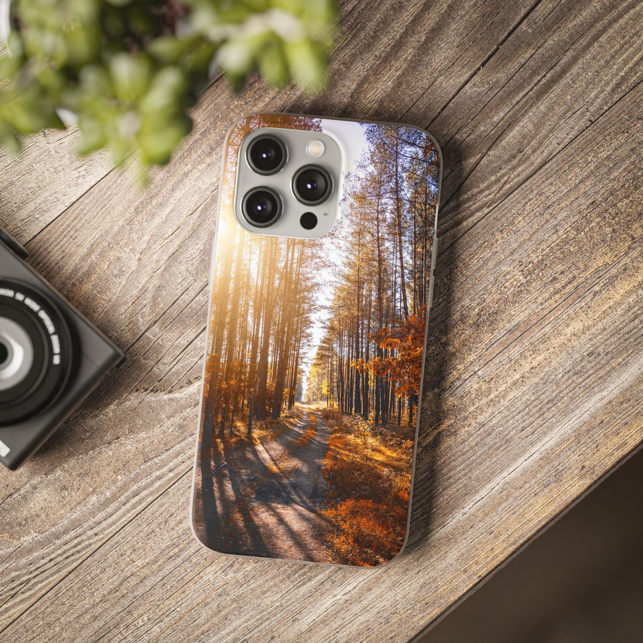 Autumn Forest Way Flexi Case - Apple iPhone