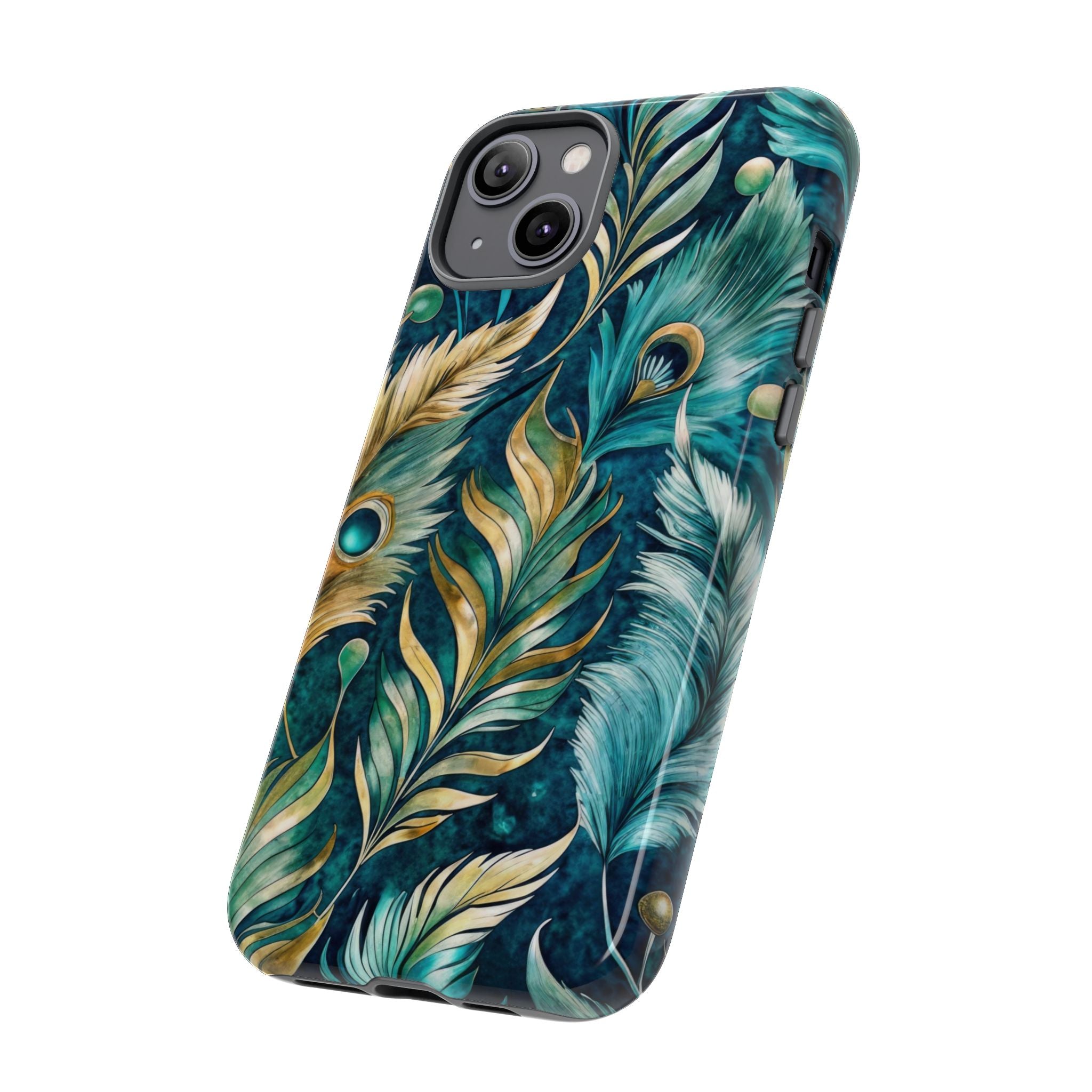 Peacock Feathers - Tough Guard Apple iPhone Case