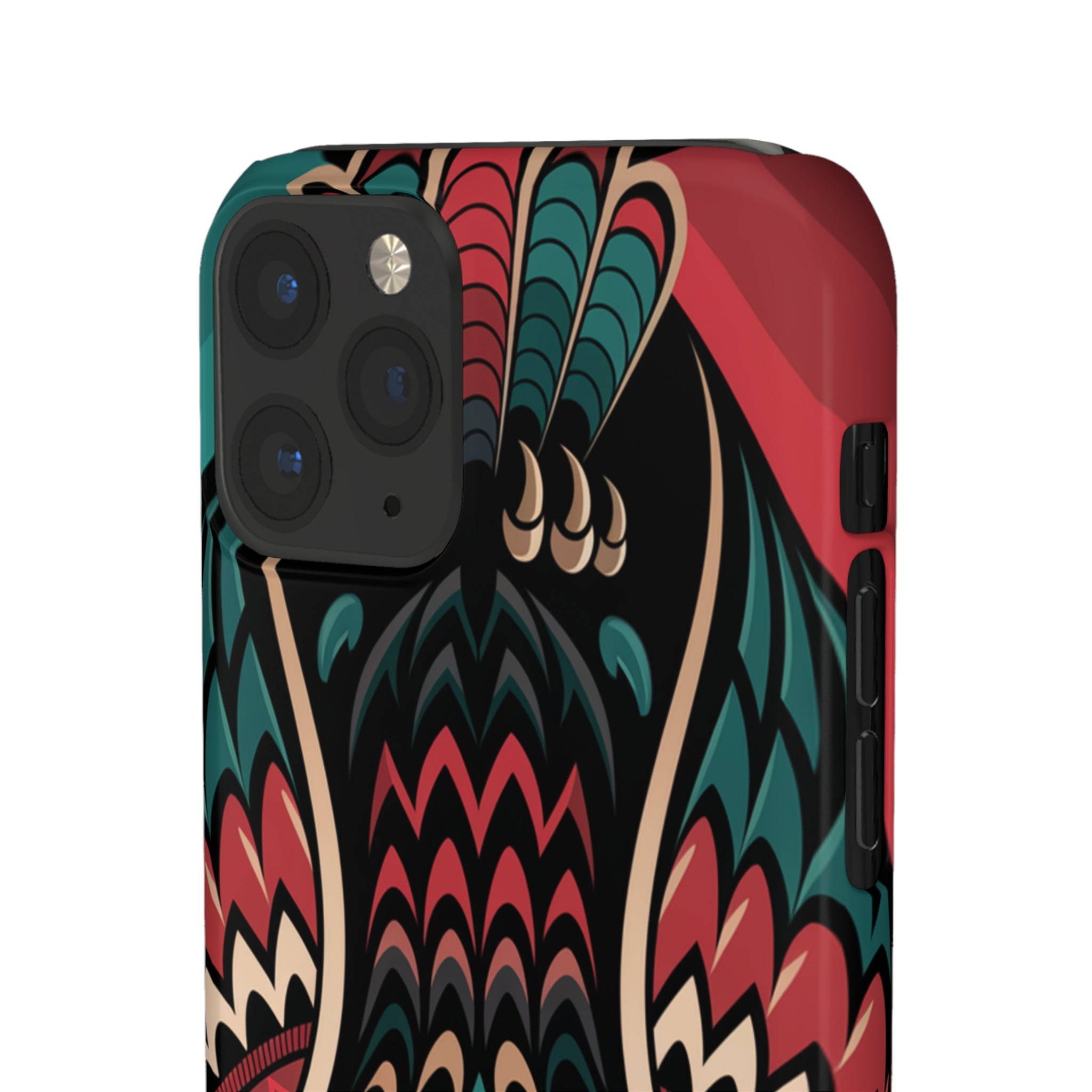 Majestic Haida Native American Owl - Snap Case Apple iPhone Case